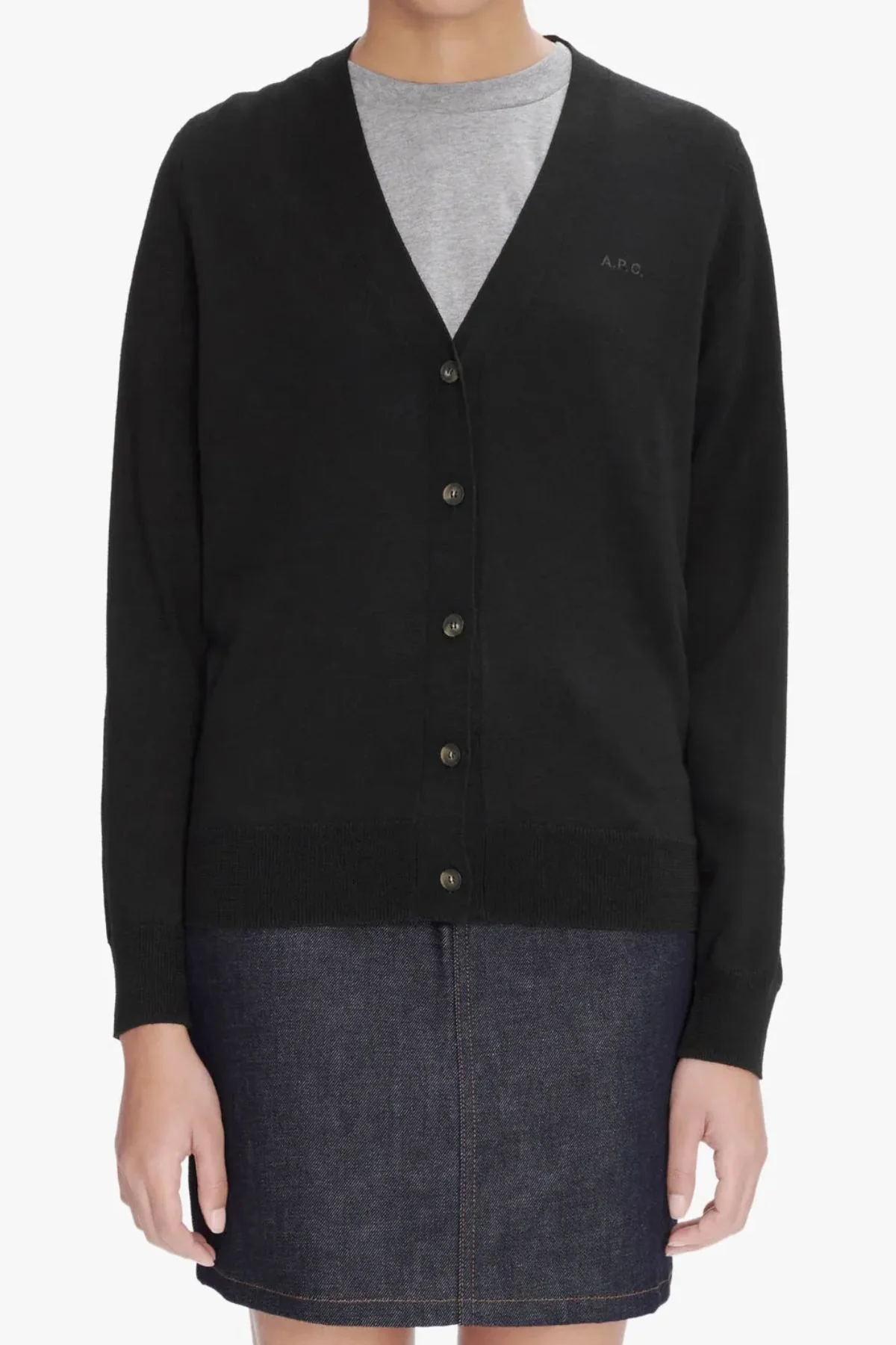 A.P.C. Salomé Cardigan - Black - Image 4