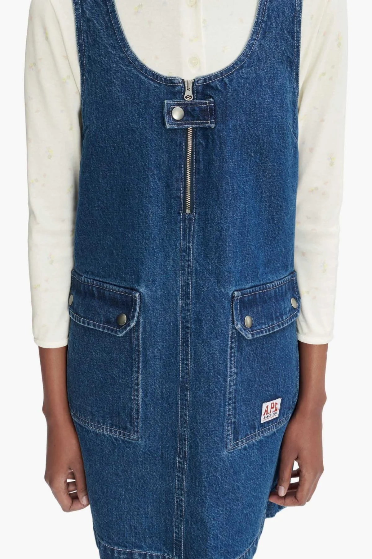 A.P.C. Dominic Dress - Indigo Delave - Image 4