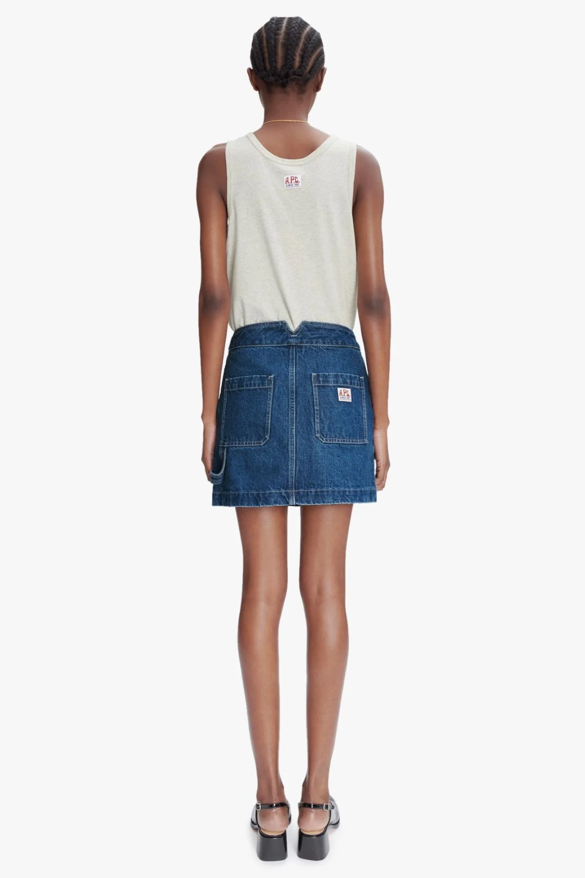 A.P.C. Tank Top - Ecru Chine - Image 3