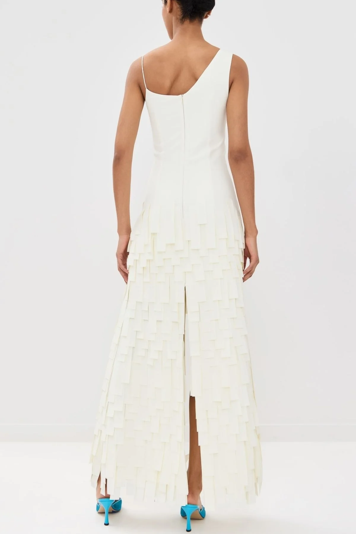A.W.A.K.E. Mode Multi Rectangle Maxi Dress - Ivory - Image 6