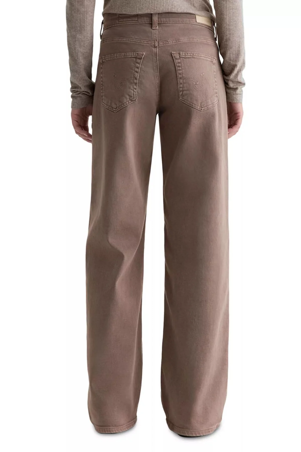 AG Denim Adria - Sulfur Taupe Grey - Image 3