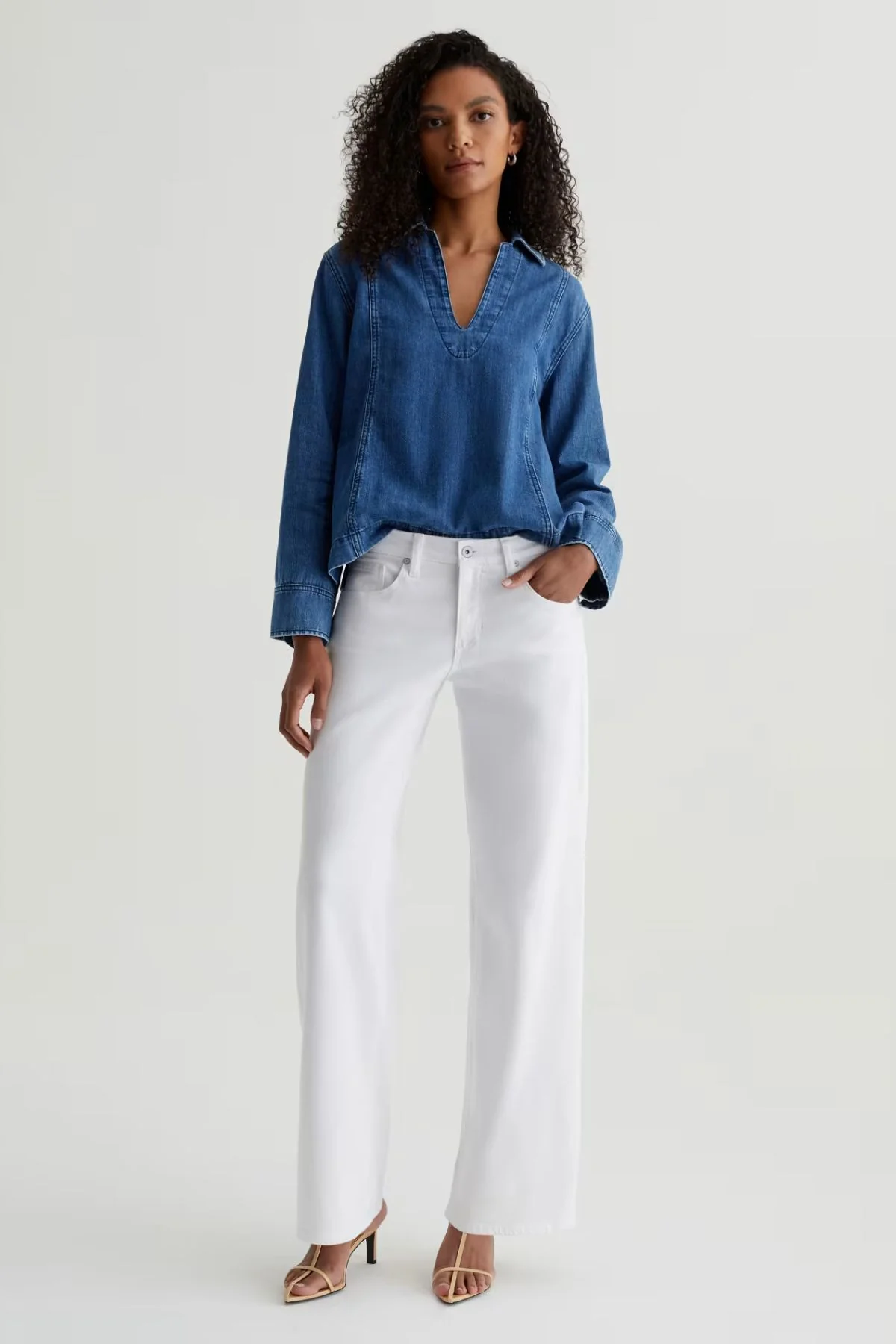 AG Denim Adria - Gallery White - Image 2