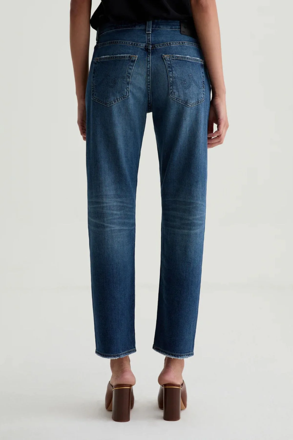 AG Denim Ex-Boyfriend Slim Jean - 10 Yr Exposure - Image 2