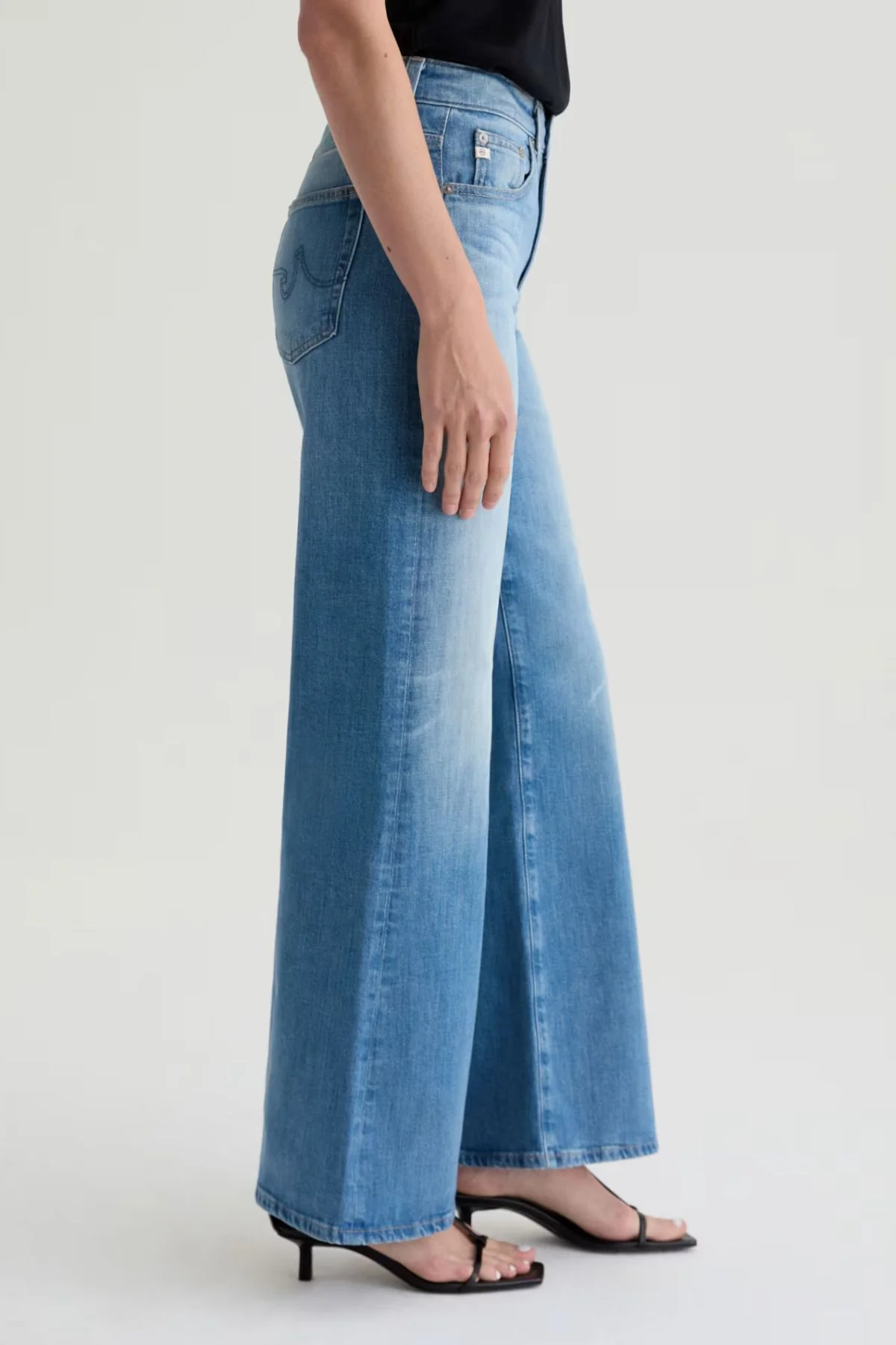 AG Denim Saige Wide Leg - 18 Yrs Bisou - Image 3