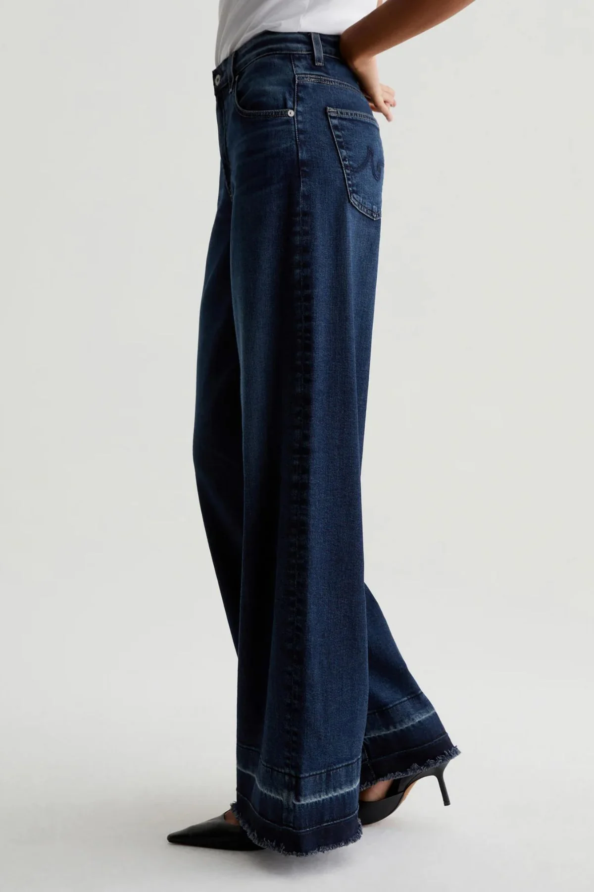 AG Denim The Deven Wide Leg Jean - Amsterdam - Image 5