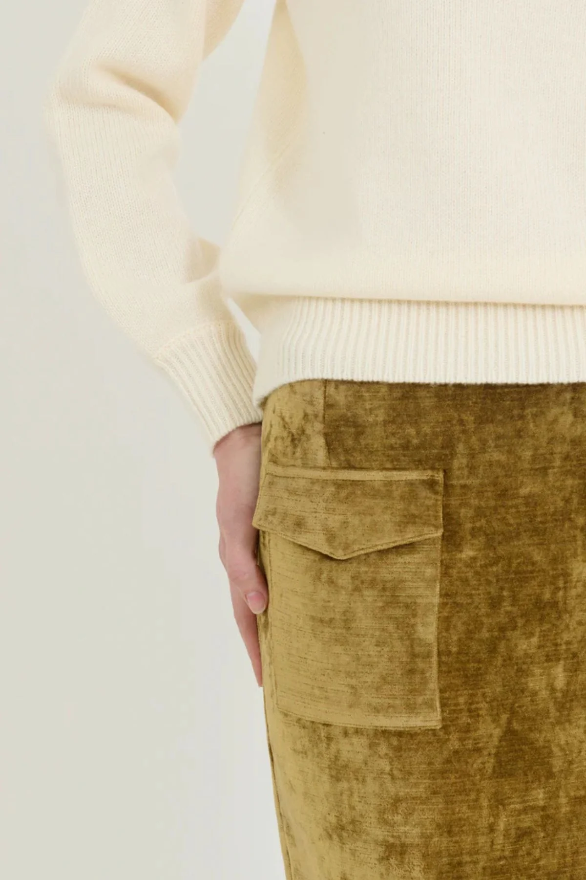 ALFIE Polo Sweater - Ivory - Image 4