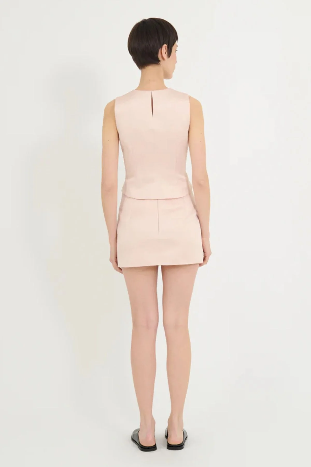 ALFIE Valletta Mini Skirt - Pink - Image 4