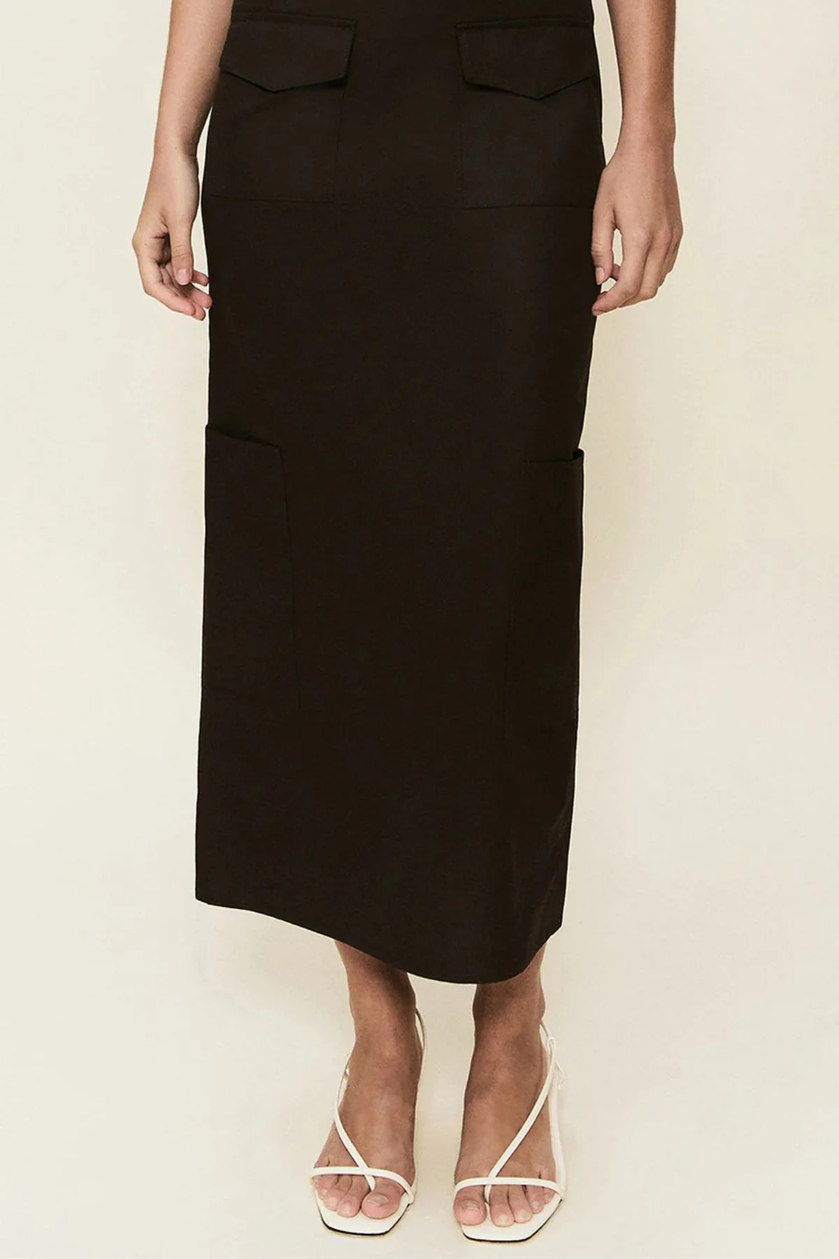 ALFIE Valletta Skirt - Chocolate - Image 4