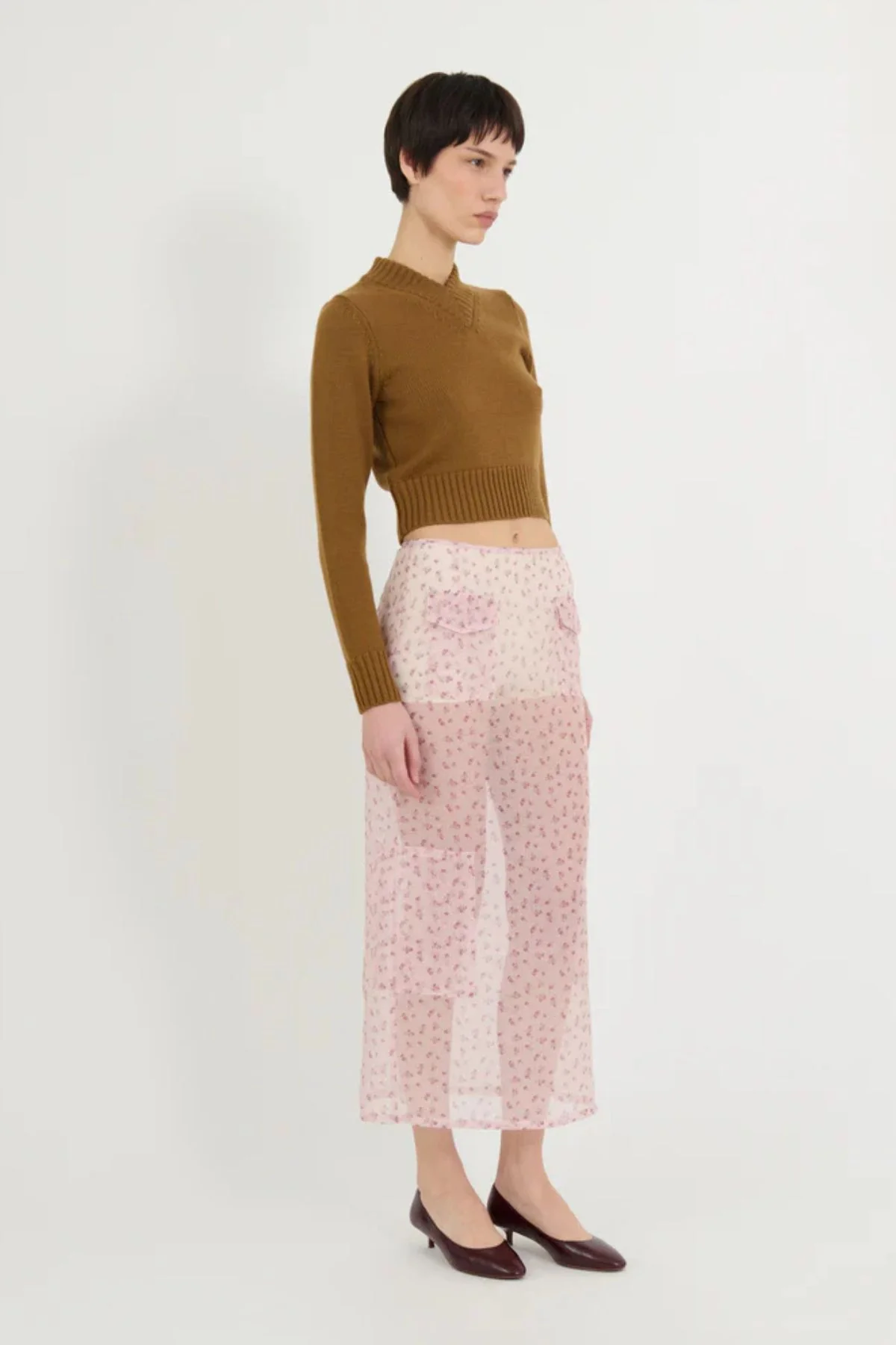 ALFIE Valletta Skirt - Rose Print - Image 3