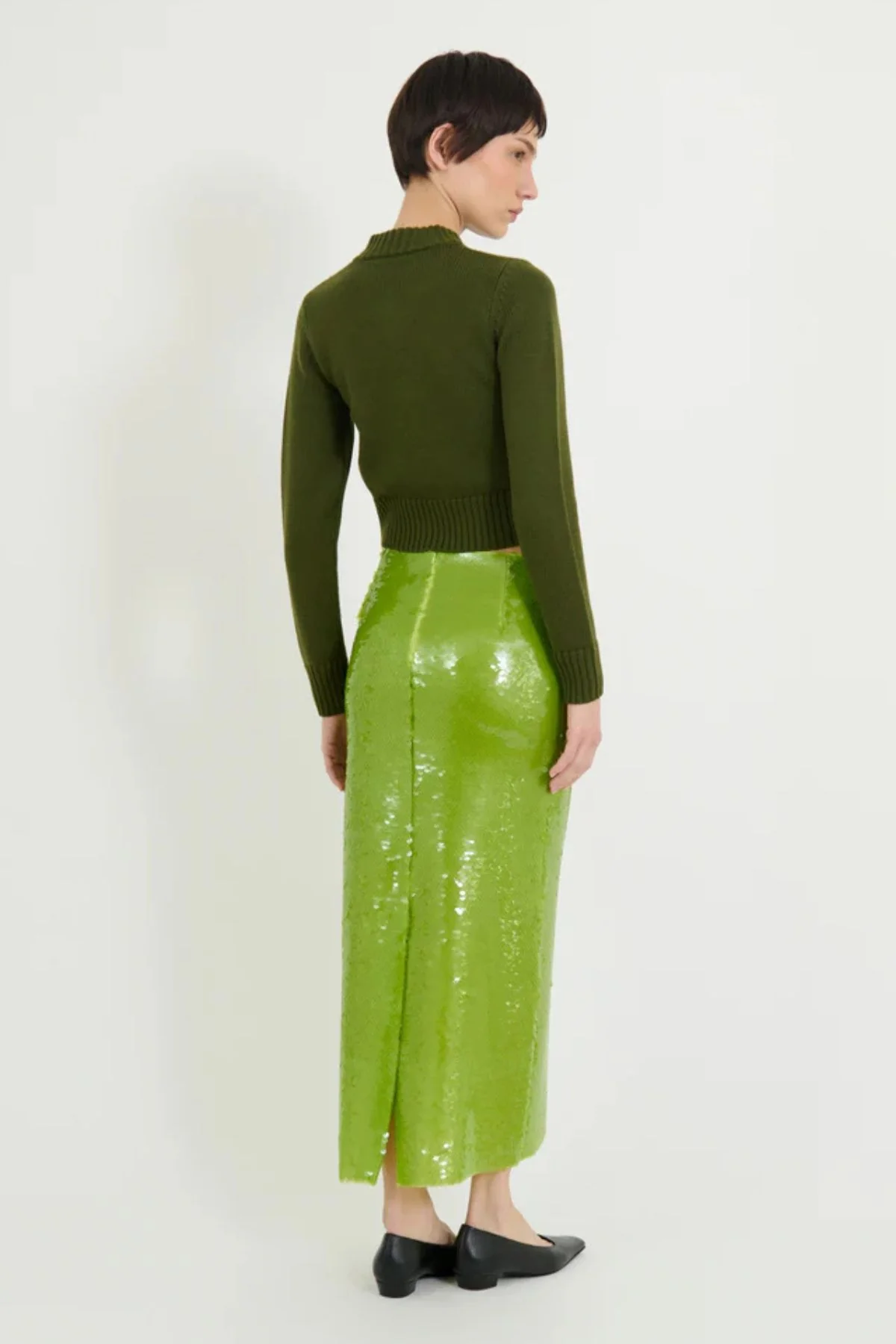 ALFIE Valletta Skirt - Anise Green - Image 4