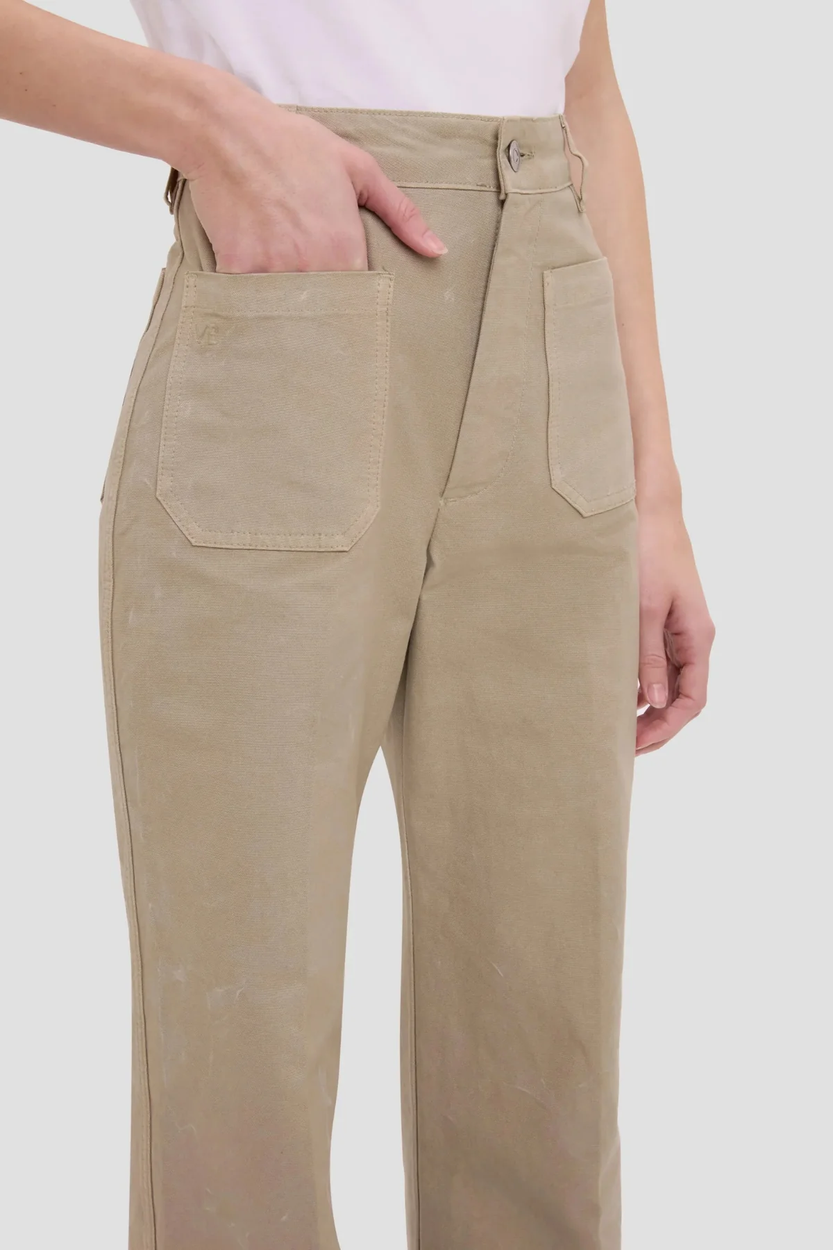 Victoria Beckham Alina Jean - Stone Grey - Image 4
