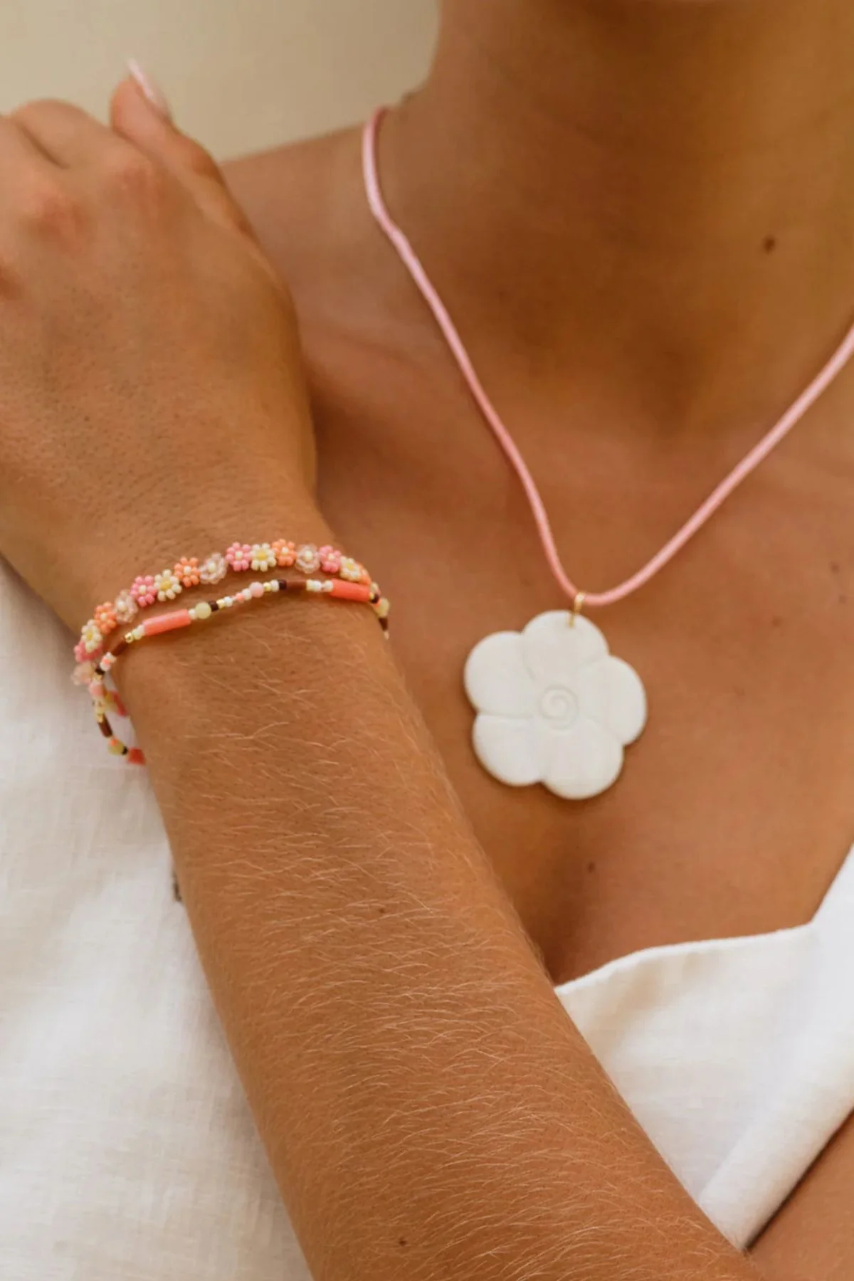 Anni Lu Candy Floss Bracelet - Teaberry - Image 3