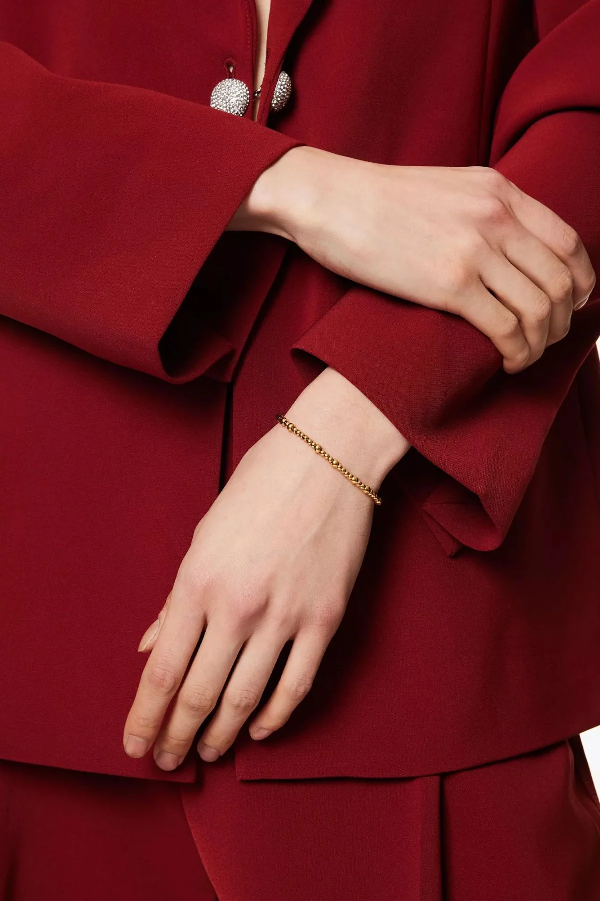 Anni Lu Slim Goldie Bracelet - Gold - Image 2