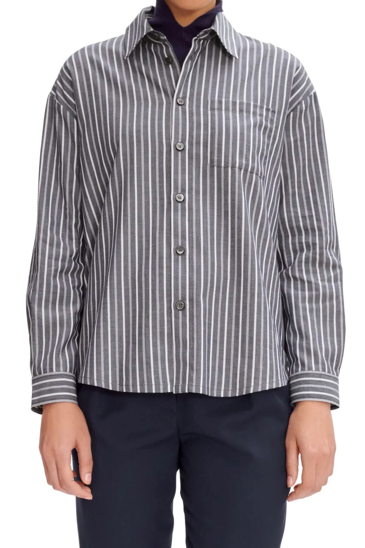 A.P.C. Boyfriend Shirt - Blue - Image 4