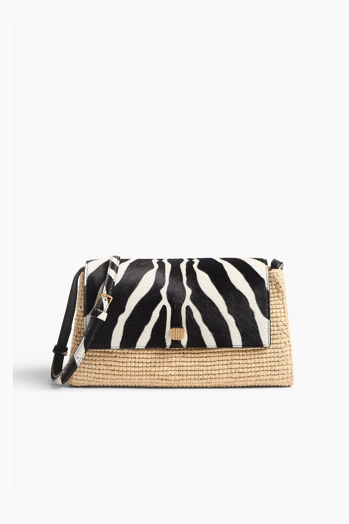 KHAITE Audrey Crossbody Bag Zebra