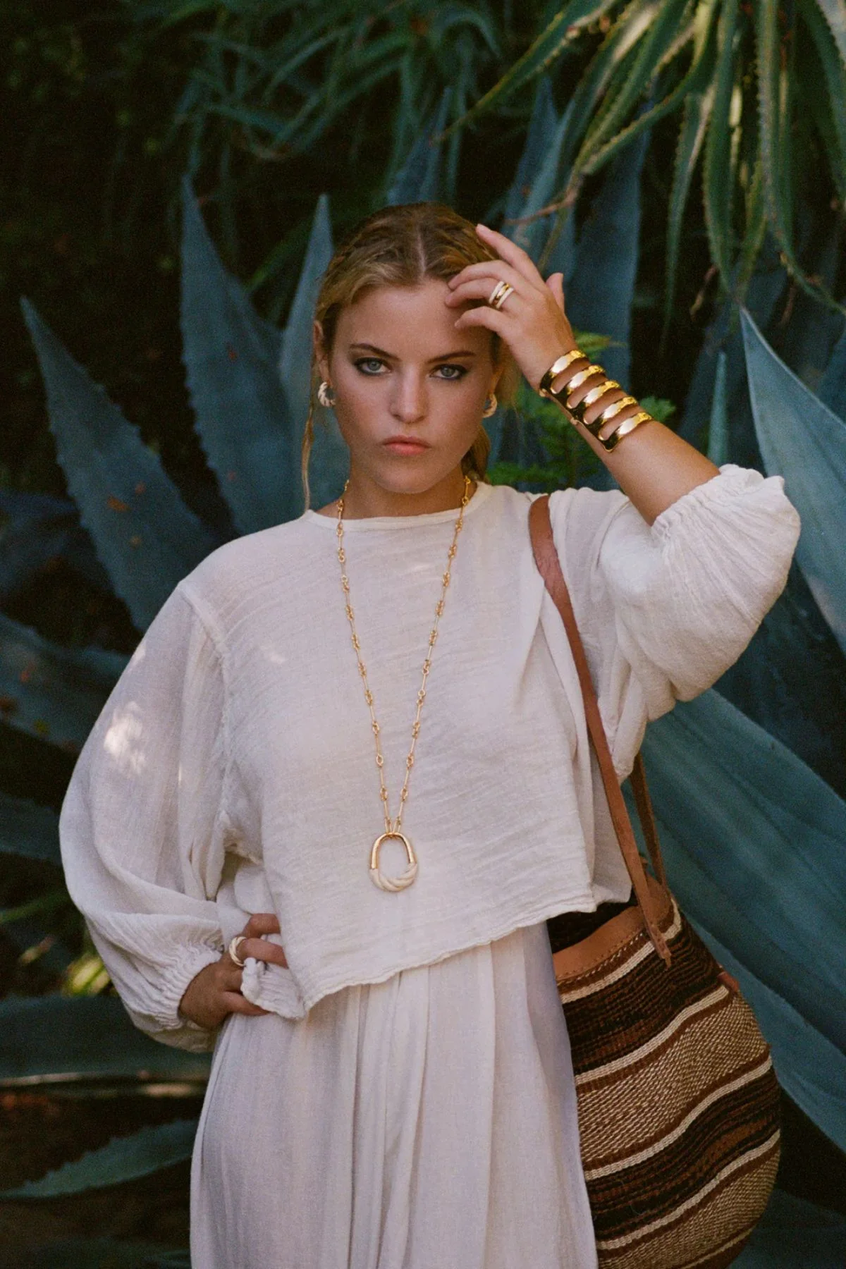 Aurelie Bidermann Diana Long Necklace - Ivory - Image 2