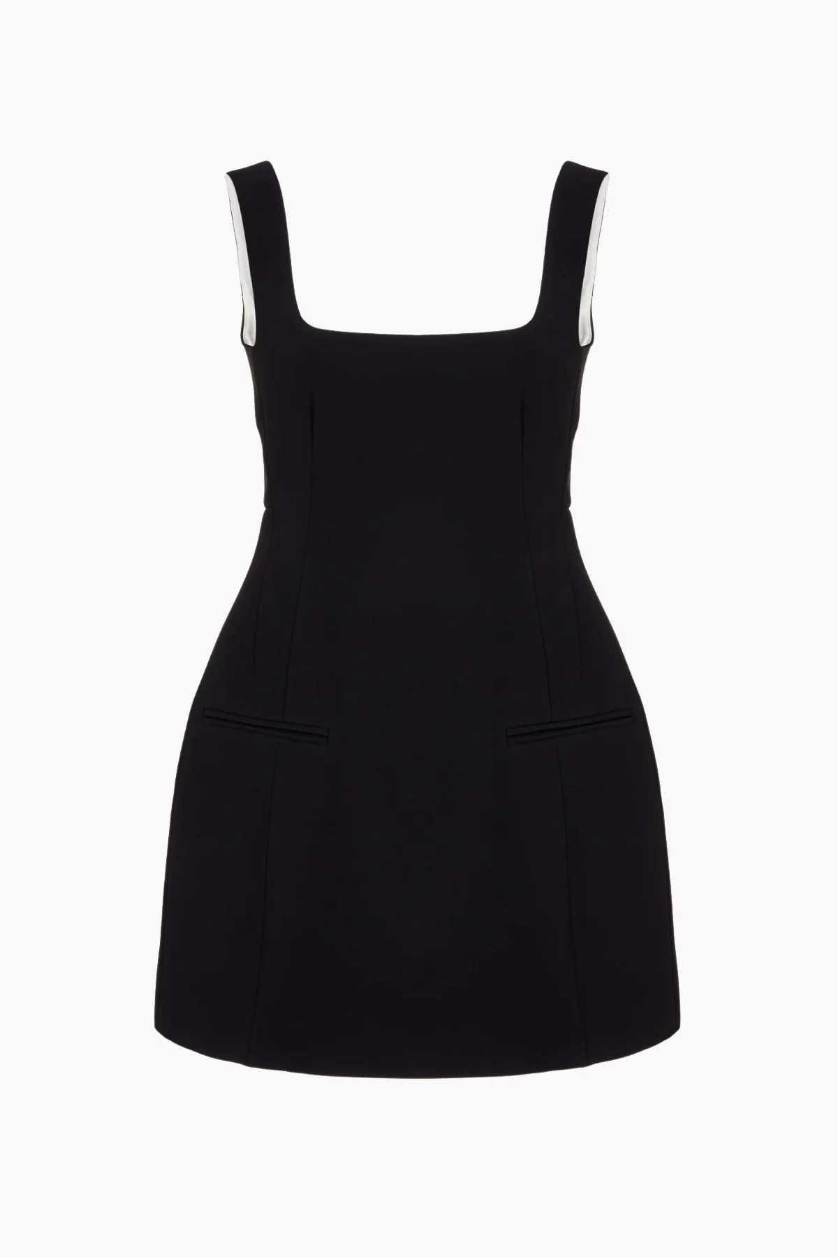 A.W.A.K.E. Mode Mini Tailored Dress - Black