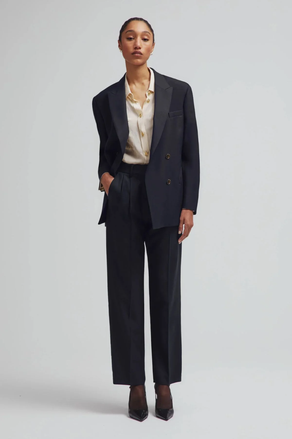 BLAZÉ Milano Alcanara Nightbreak Blazer - Navy - Image 2