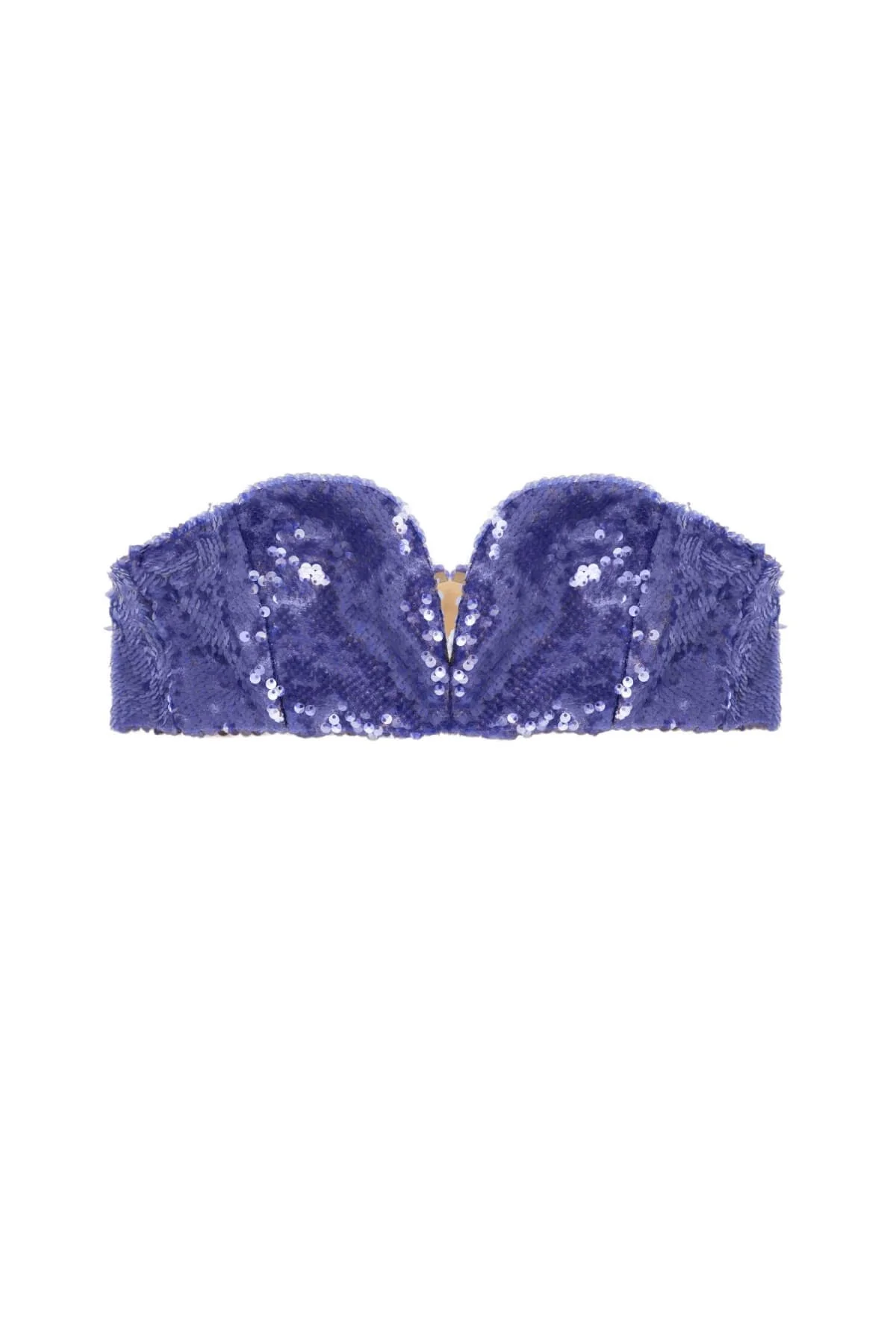 BLAZÉ Milano Jasi Clyde Sequin Bra - Lilac