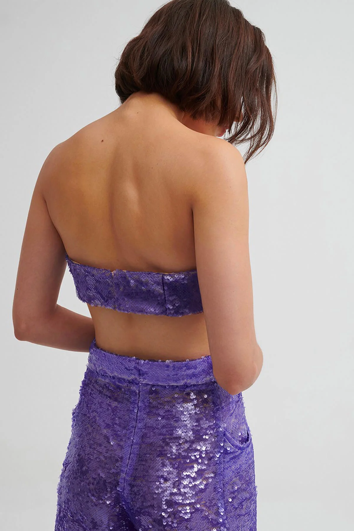 BLAZÉ Milano Jasi Clyde Sequin Bra - Lilac - Image 3