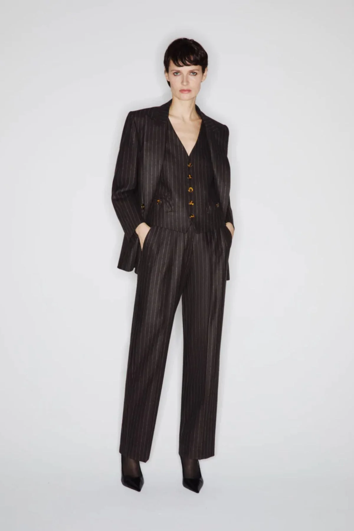 BLAZÉ Milano Lady Maud Everynight Jacket - Choco - Image 2