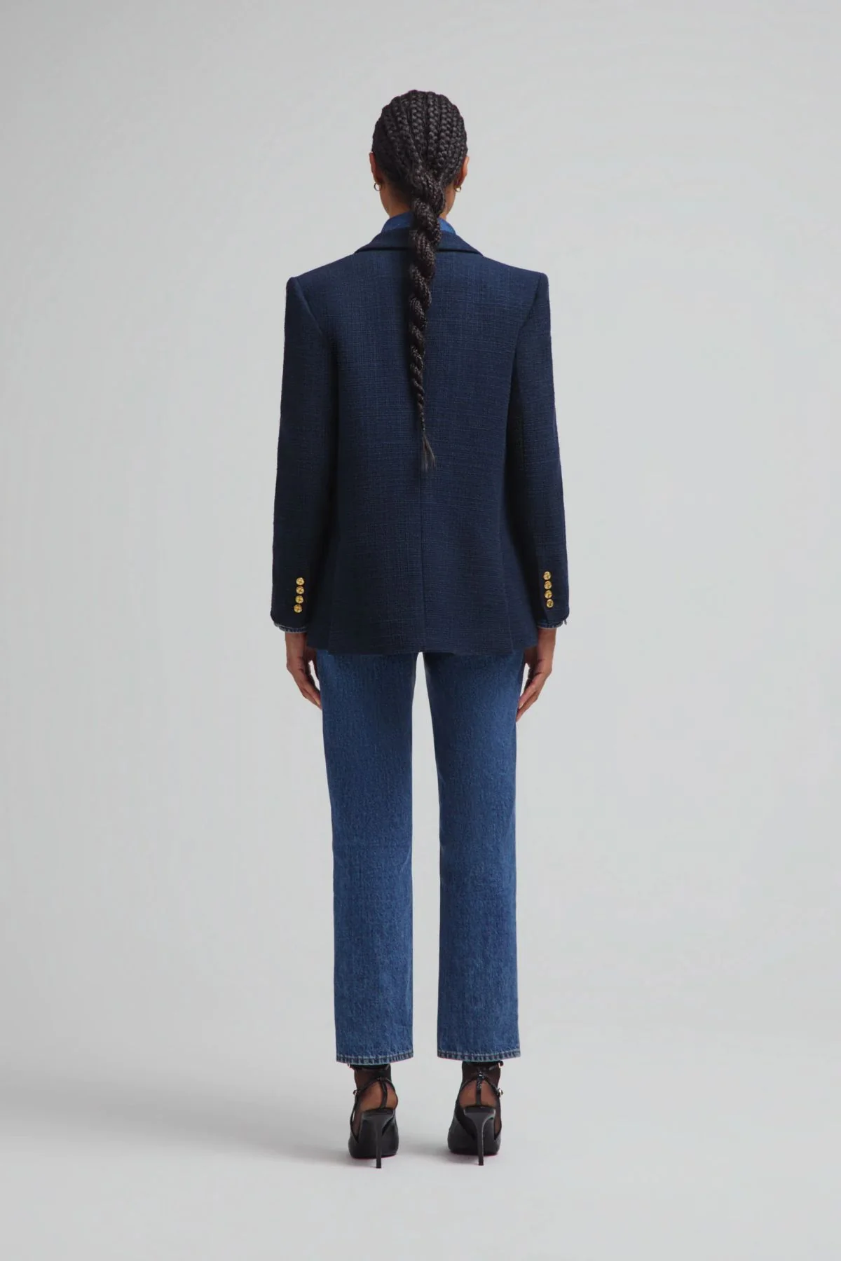 BLAZÉ Milano Missy Everynight Blazer - Navy - Image 4