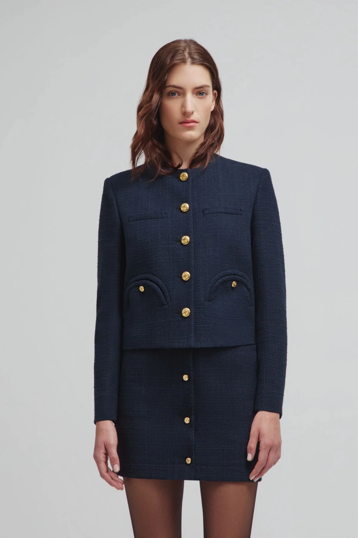 BLAZÉ Milano Missy Shamo Bolero - Navy - Image 2