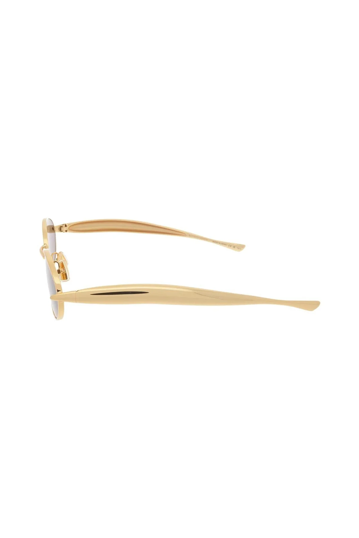 Bottega Veneta Sardine Sunglasses - Gold - Image 3