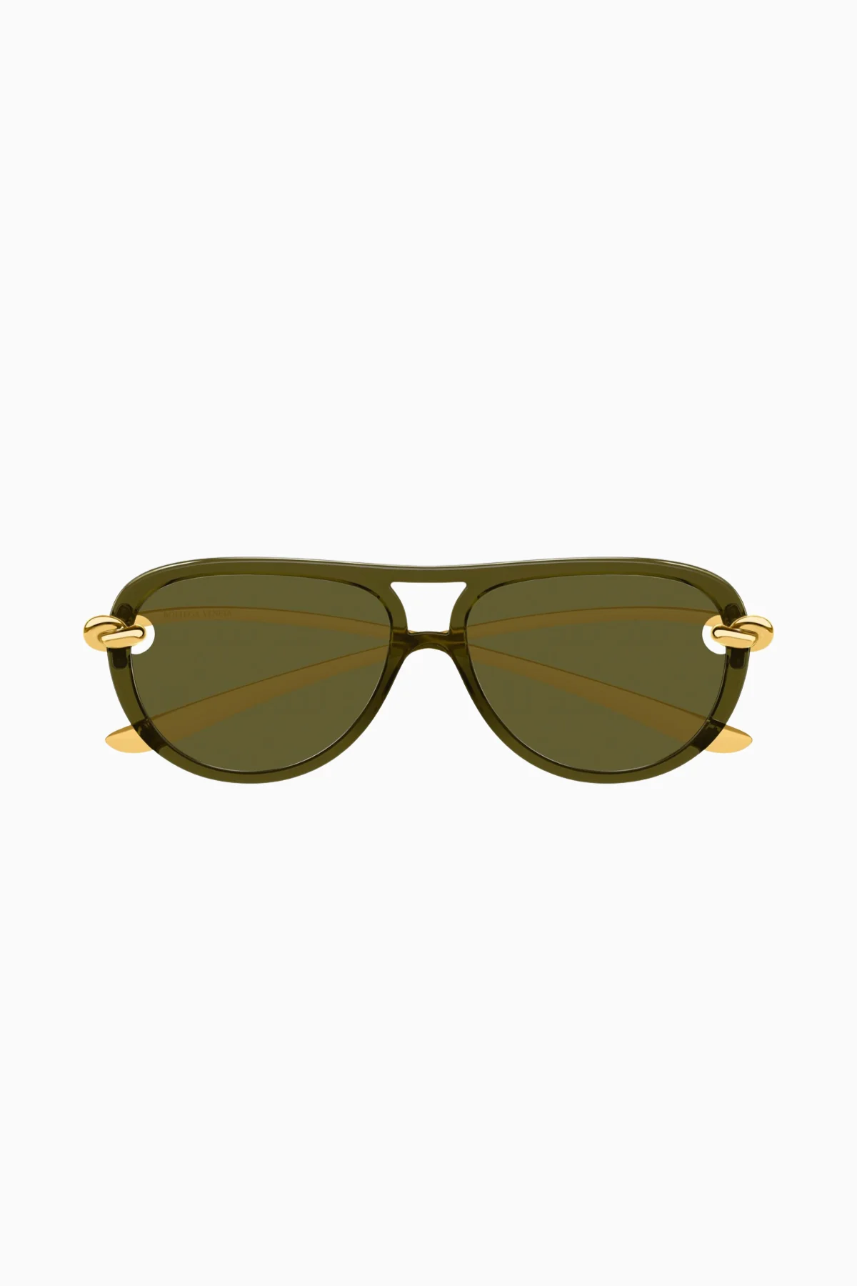Bottega Veneta Aviator Sunglasses - Green