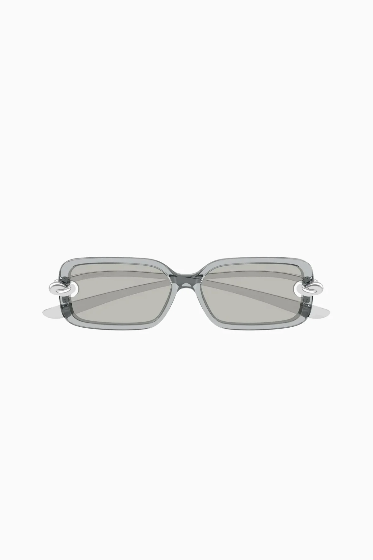 Bottega Veneta Rectangular Sunglasses - Grey