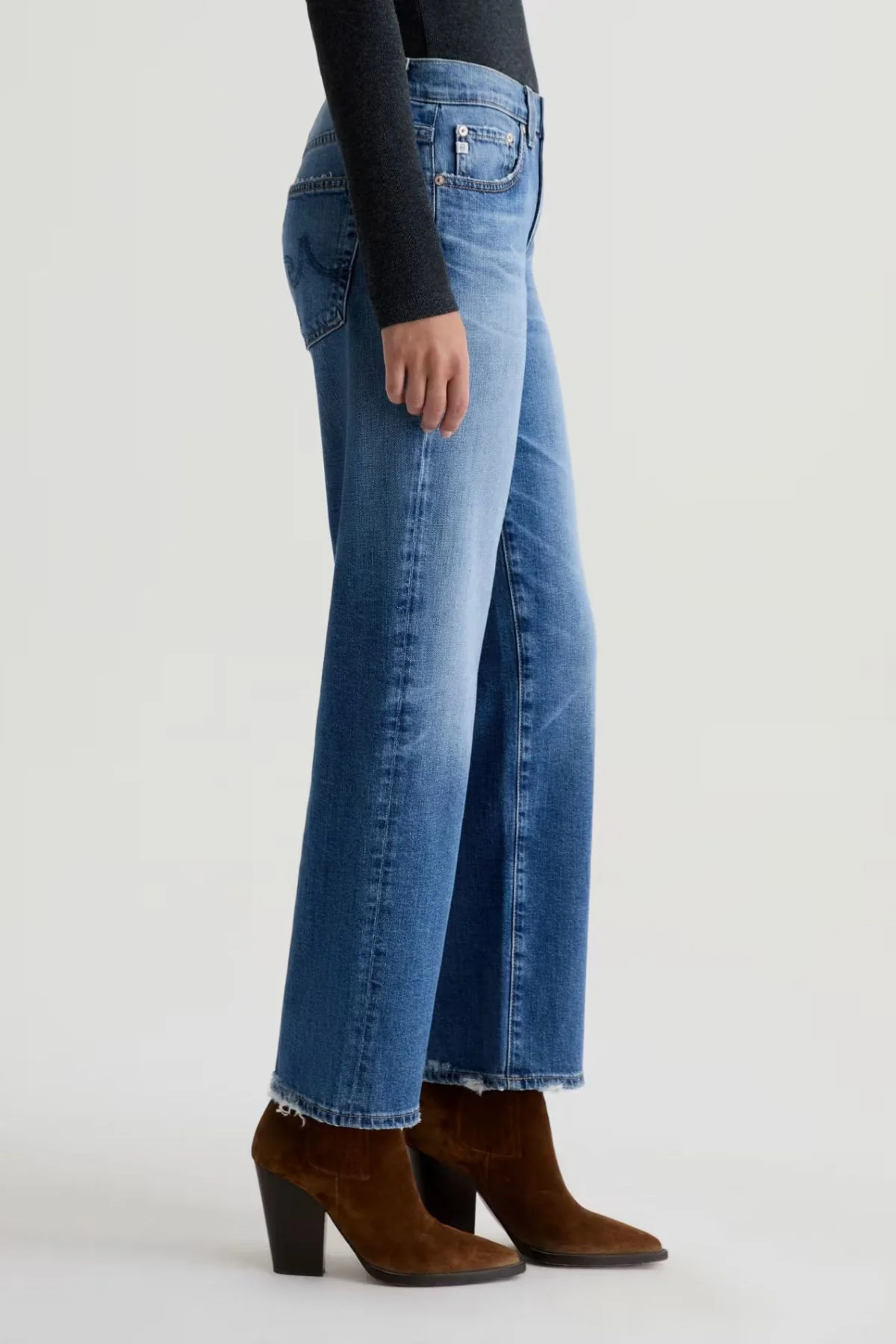 AG Denim Brinley Crop - 17 Years Mystery - Image 3