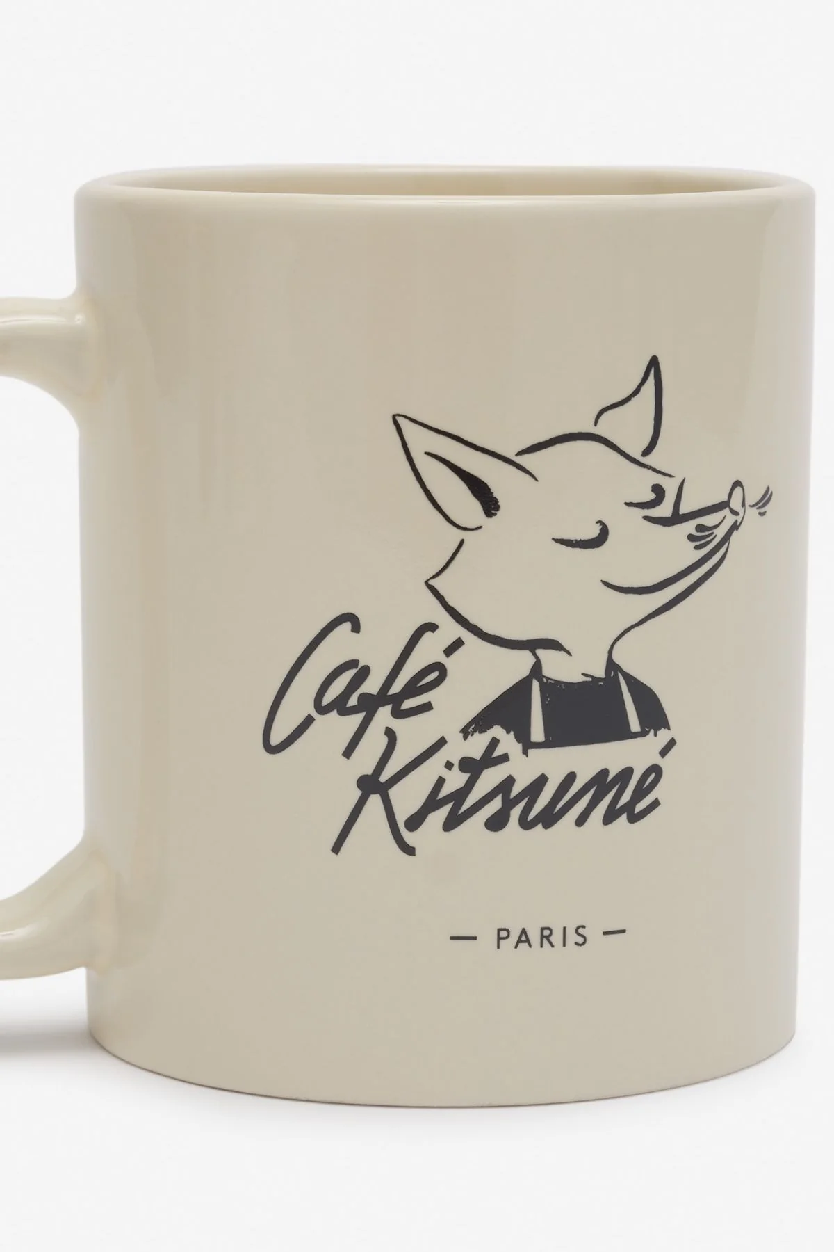 Café Kitsuné Barista Fox Mug - Tapioca - Image 3
