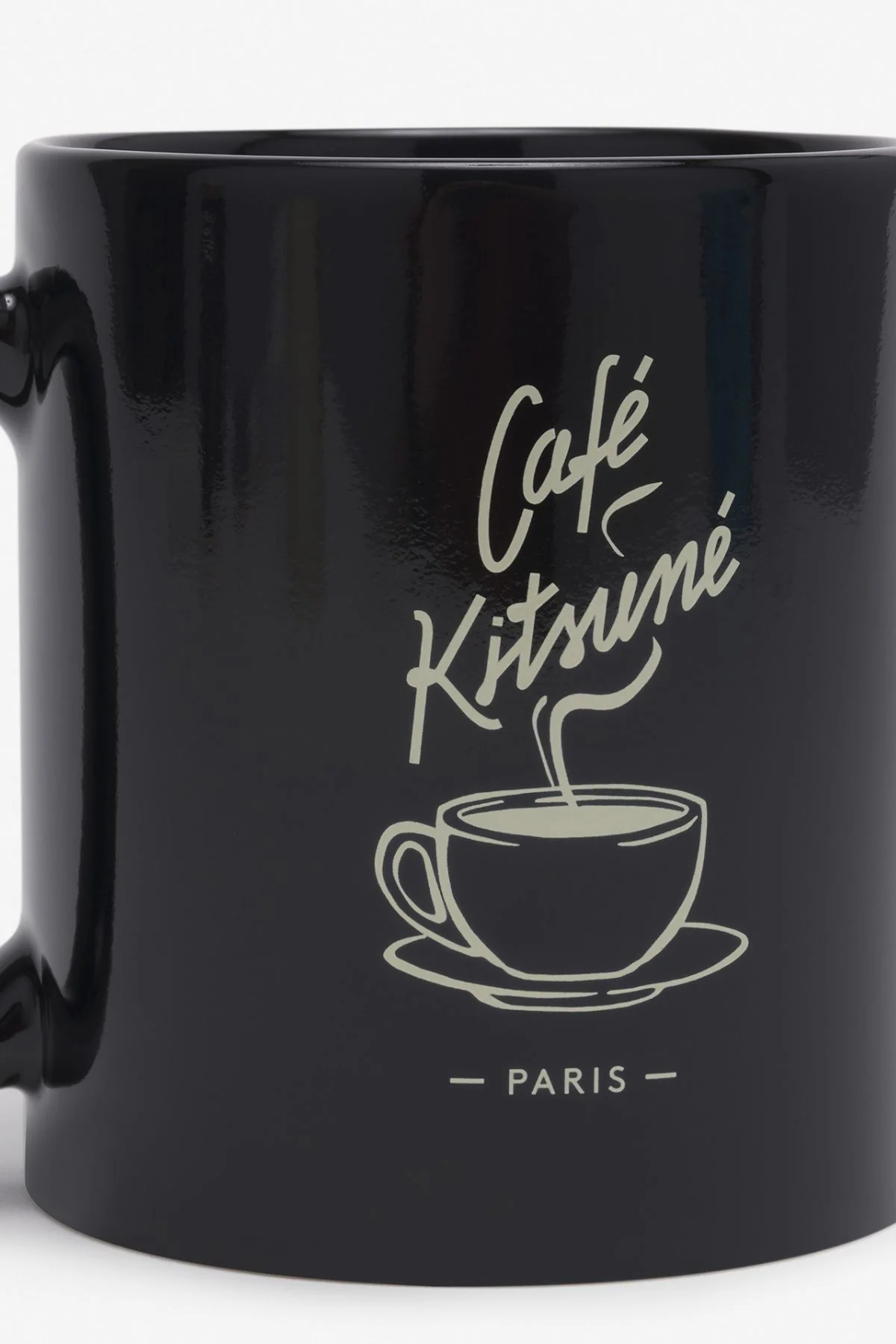 Café Kitsuné Coffee Cup Mug - Black - Image 3