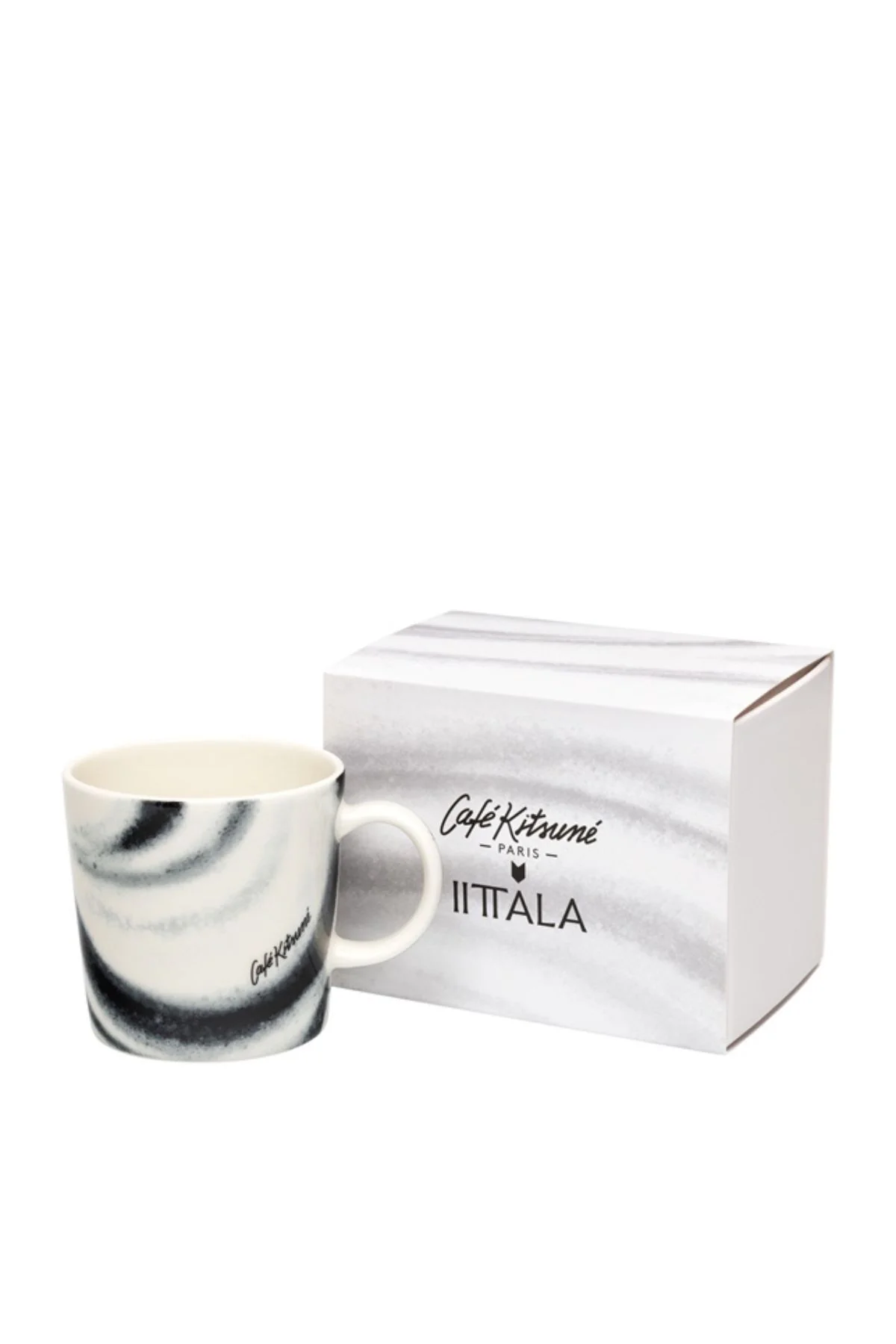 Café Kitsuné Iittala Teema Mug - Latte/ Black Sesame - Image 3