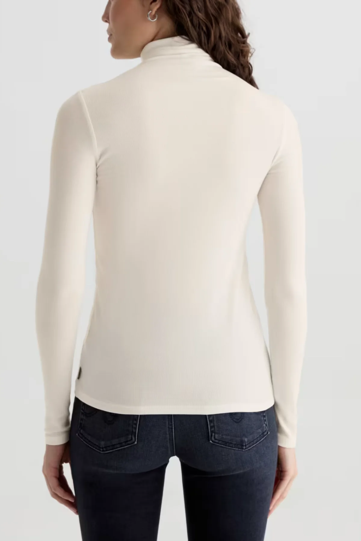 AG Denim Chels Turtleneck - Powder - Image 4