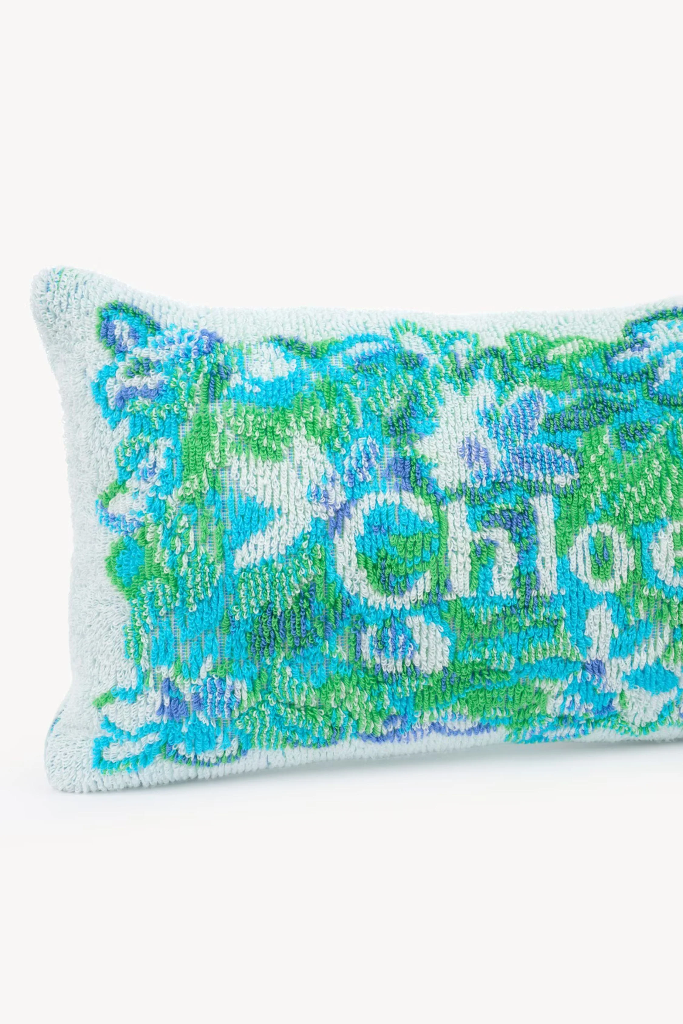 Chloé Beach Pillow - Multi Blue - Image 2