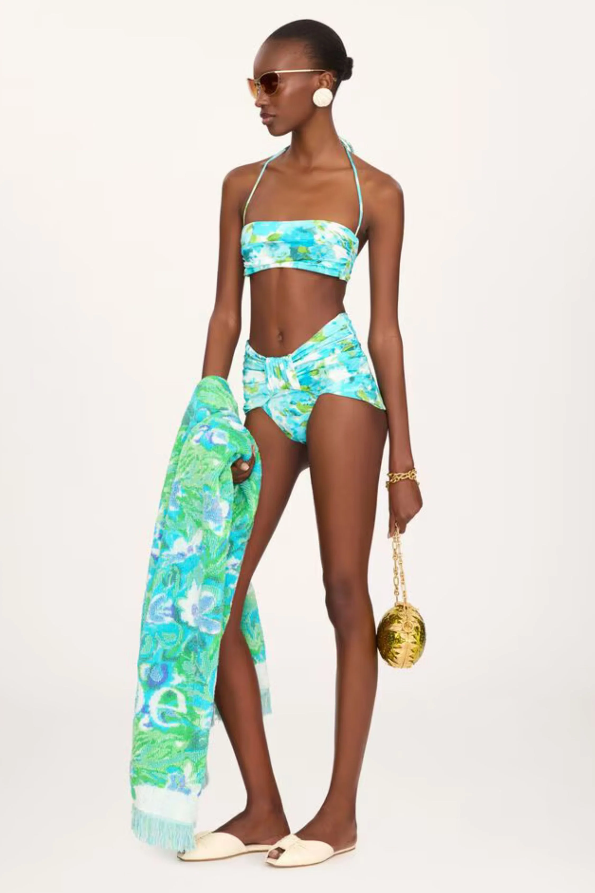 Chloé Beach Towel - Multi Blue - Image 2