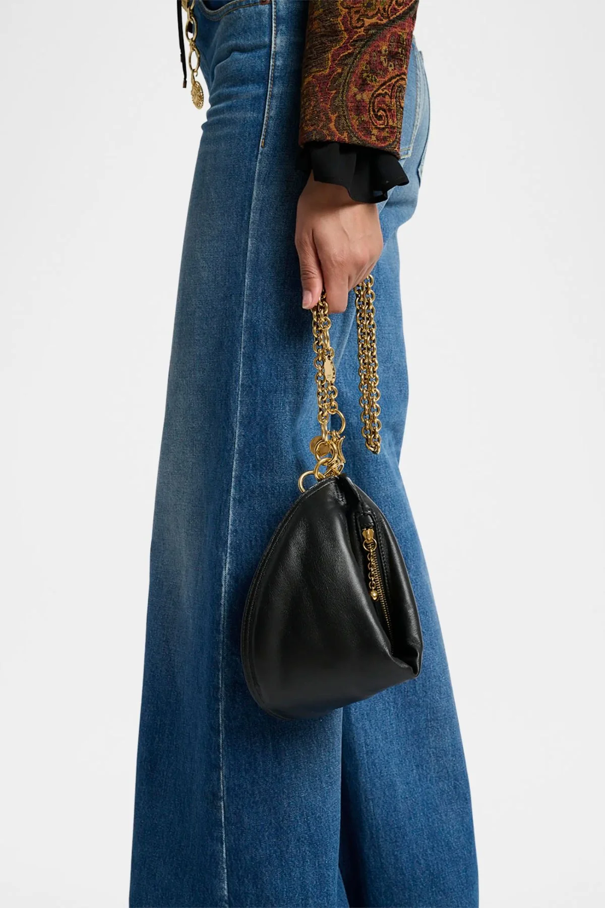 Chloé Icons Mini Half Moon Bag - Black - Image 3