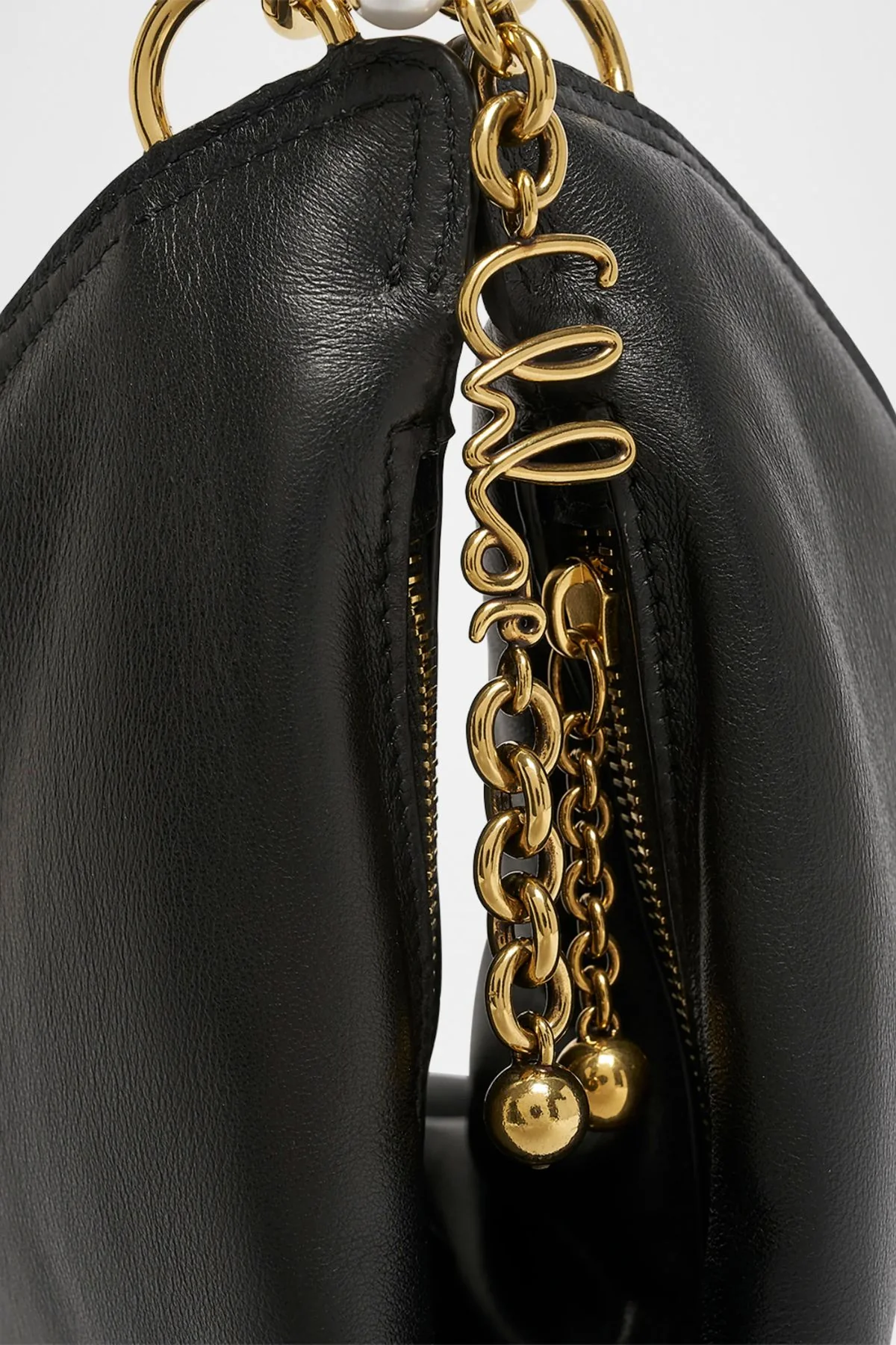 Chloé Icons Mini Half Moon Bag - Black - Image 6