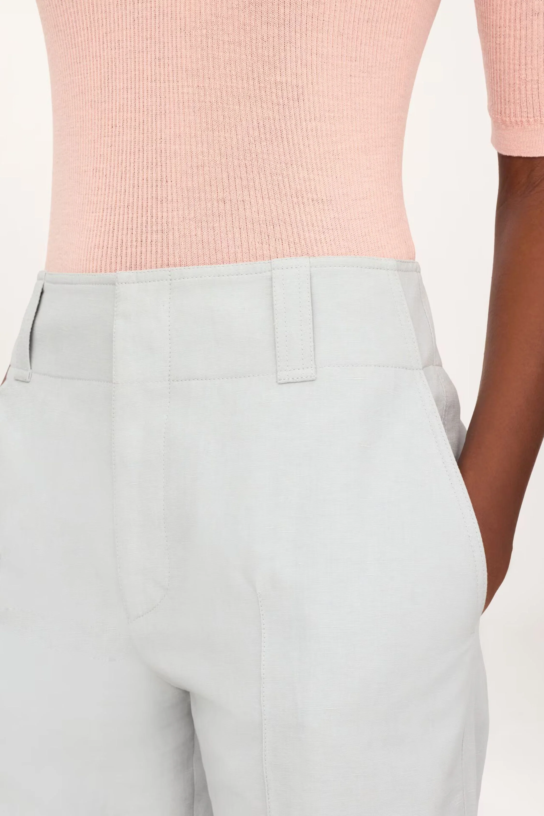 Chloé Cigarette Trousers - Storm Grey - Image 4
