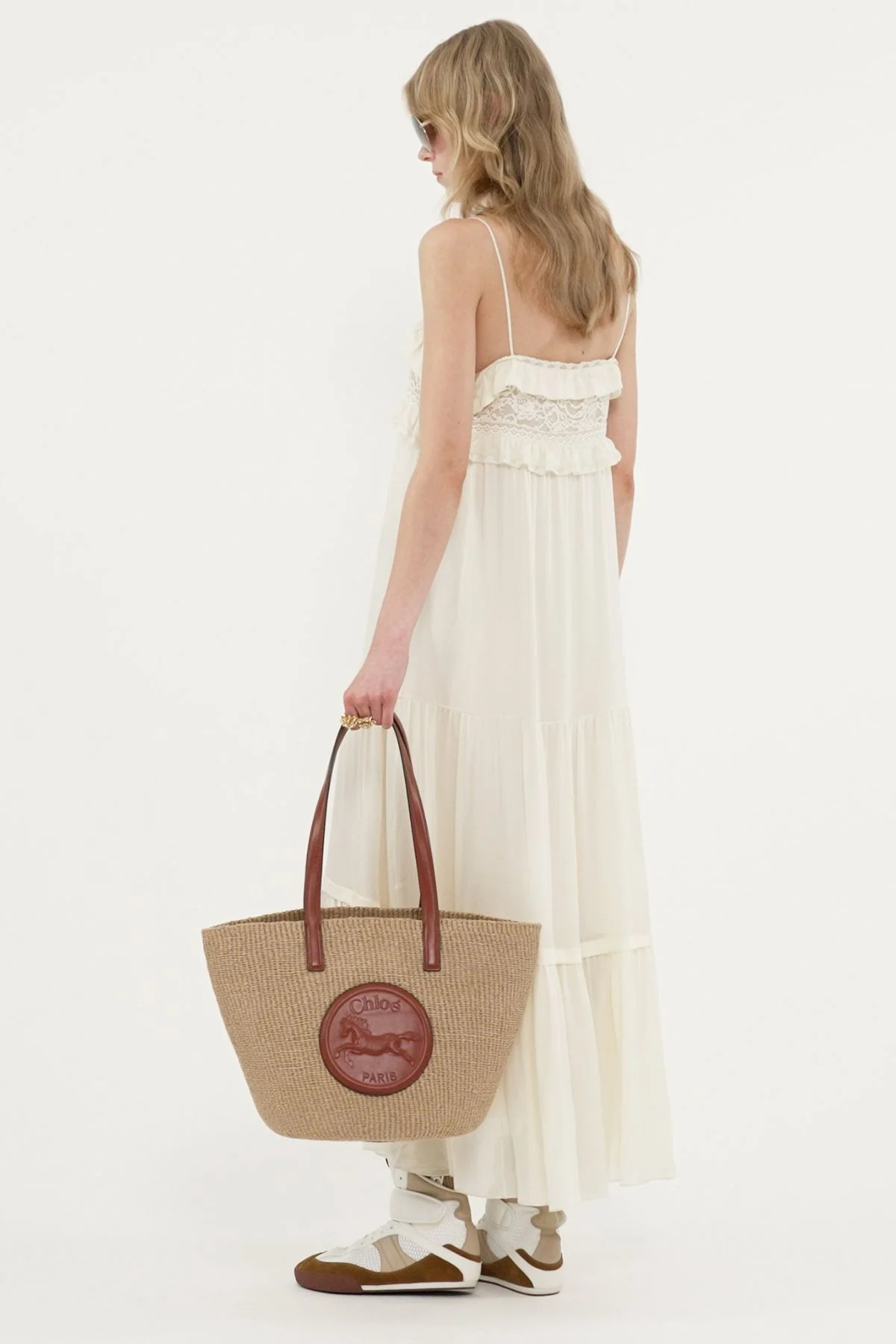 Chloé Horse Medal Basket Bag - Sepia Brown - Image 6