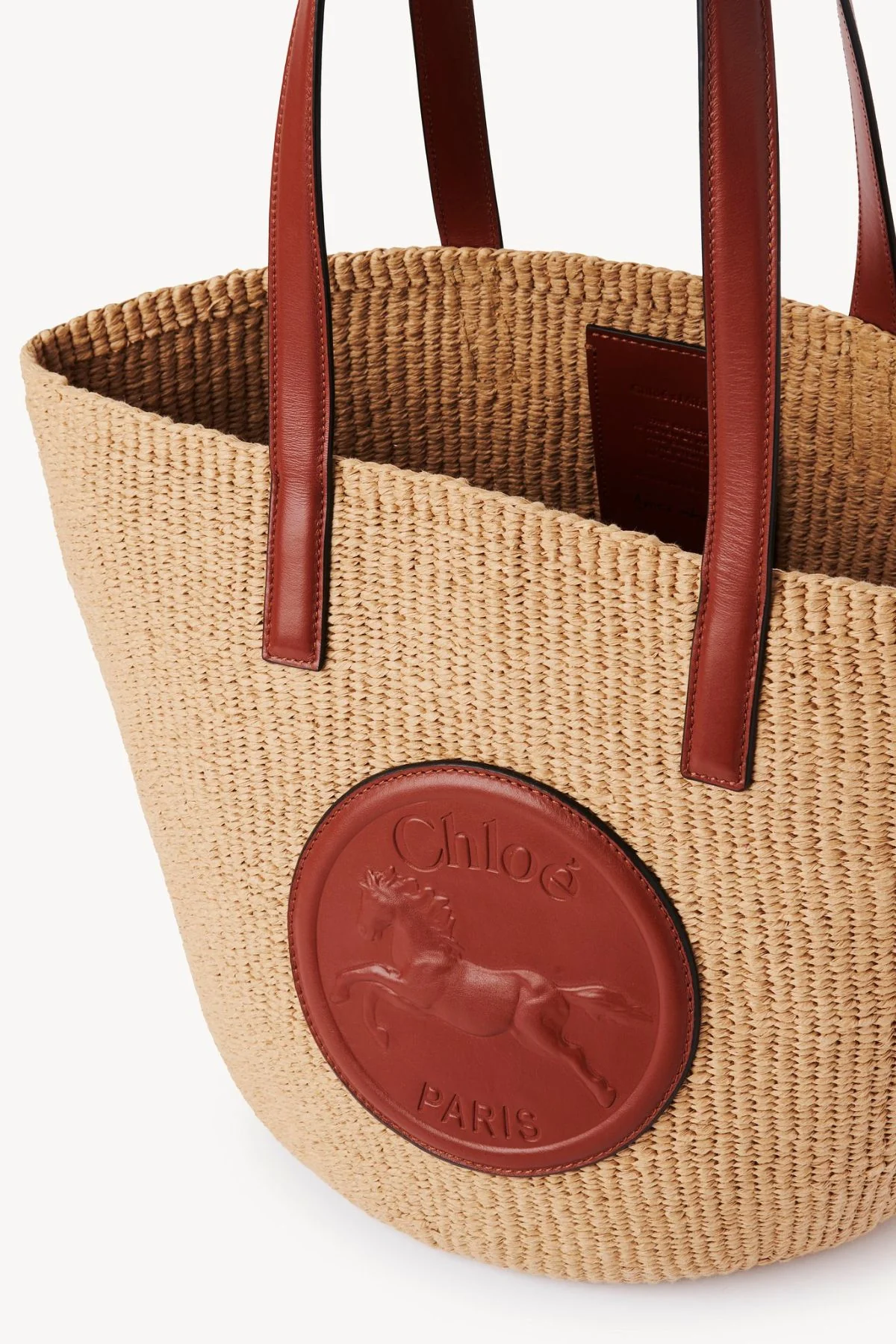 Chloé Horse Medal Basket Bag - Sepia Brown - Image 8