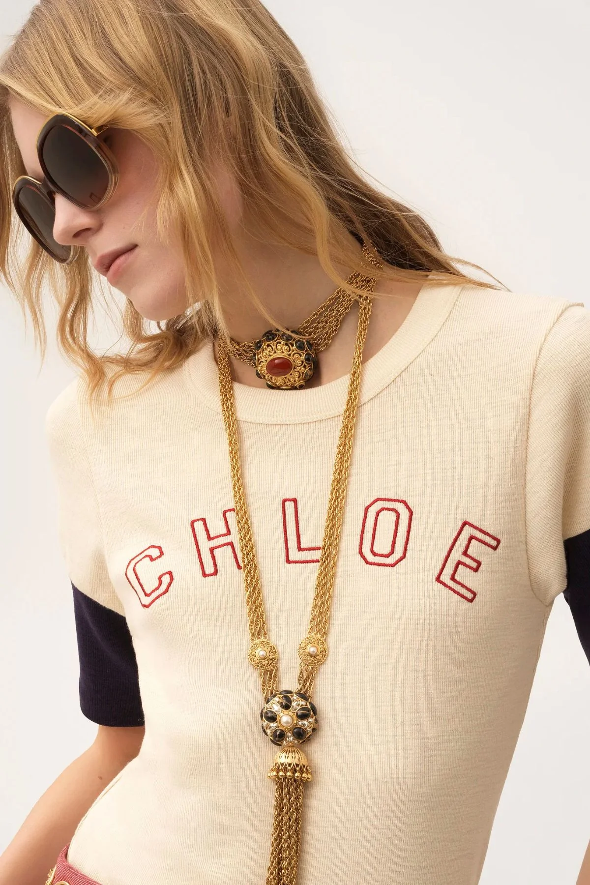 Chloé Vintage Sports T-Shirt - Iconic Milk - Image 5