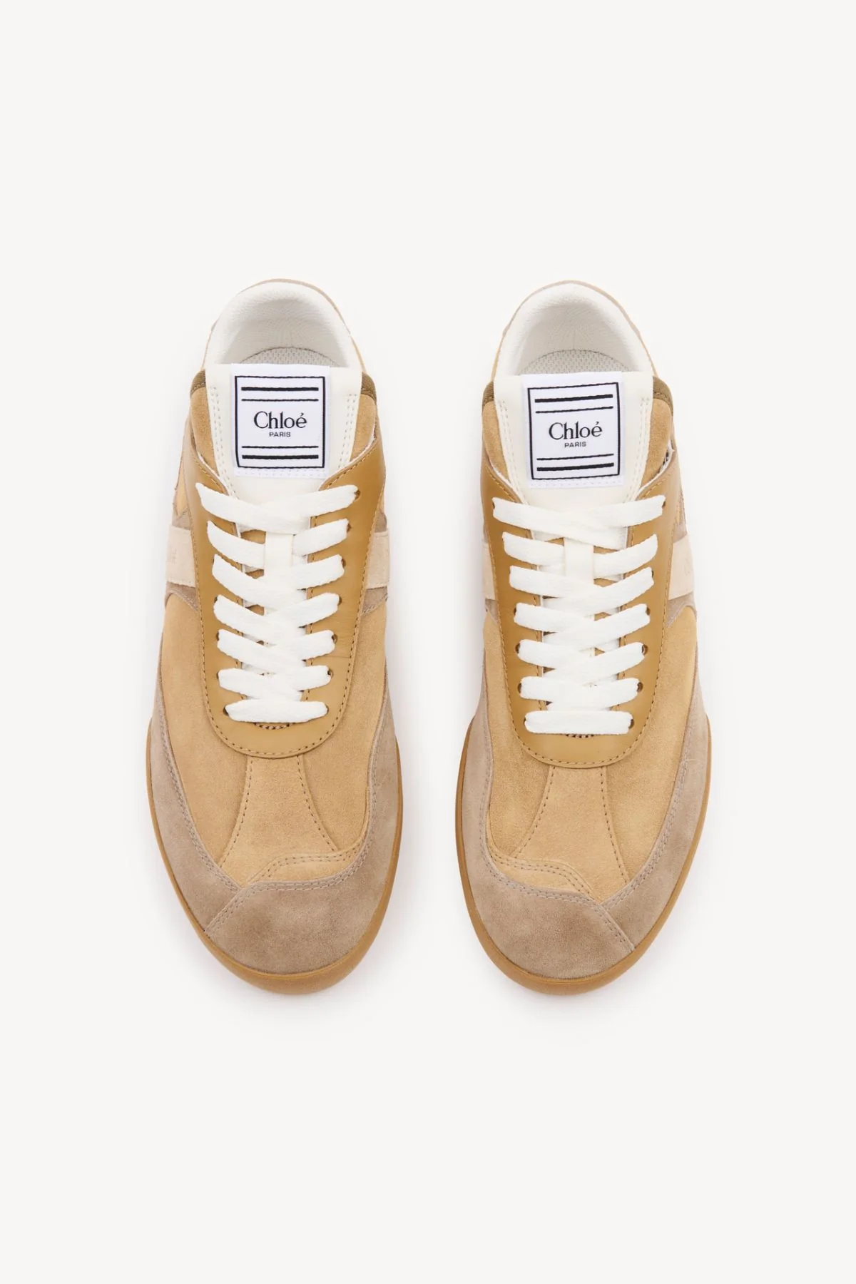 Chloé Kick Sneaker - Bleached Khaki - Image 3