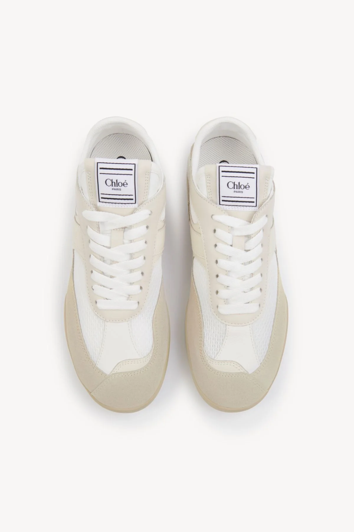 Chloé Kick Sneaker - Soft Beige - Image 3