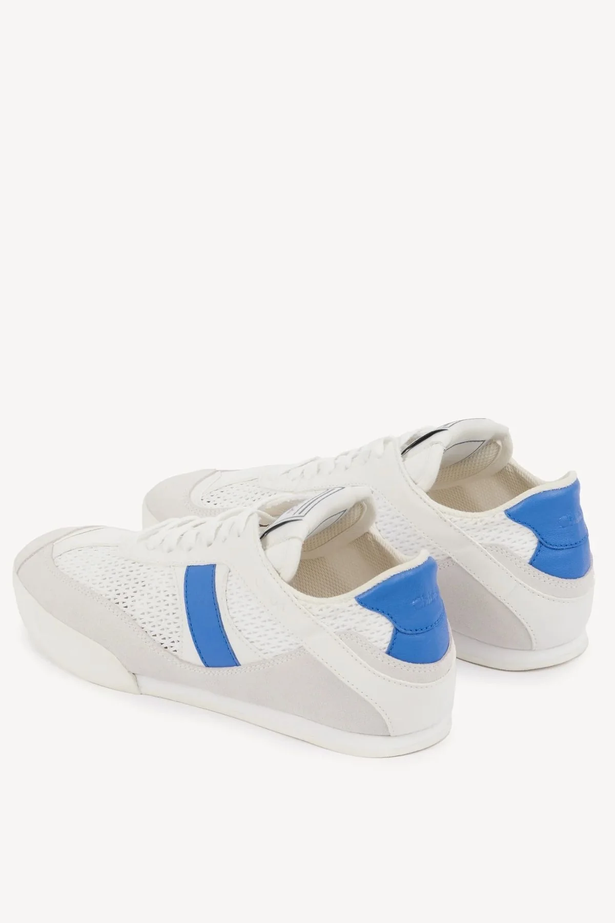 Chloé Kick Sneaker - White/ Blue - Image 3