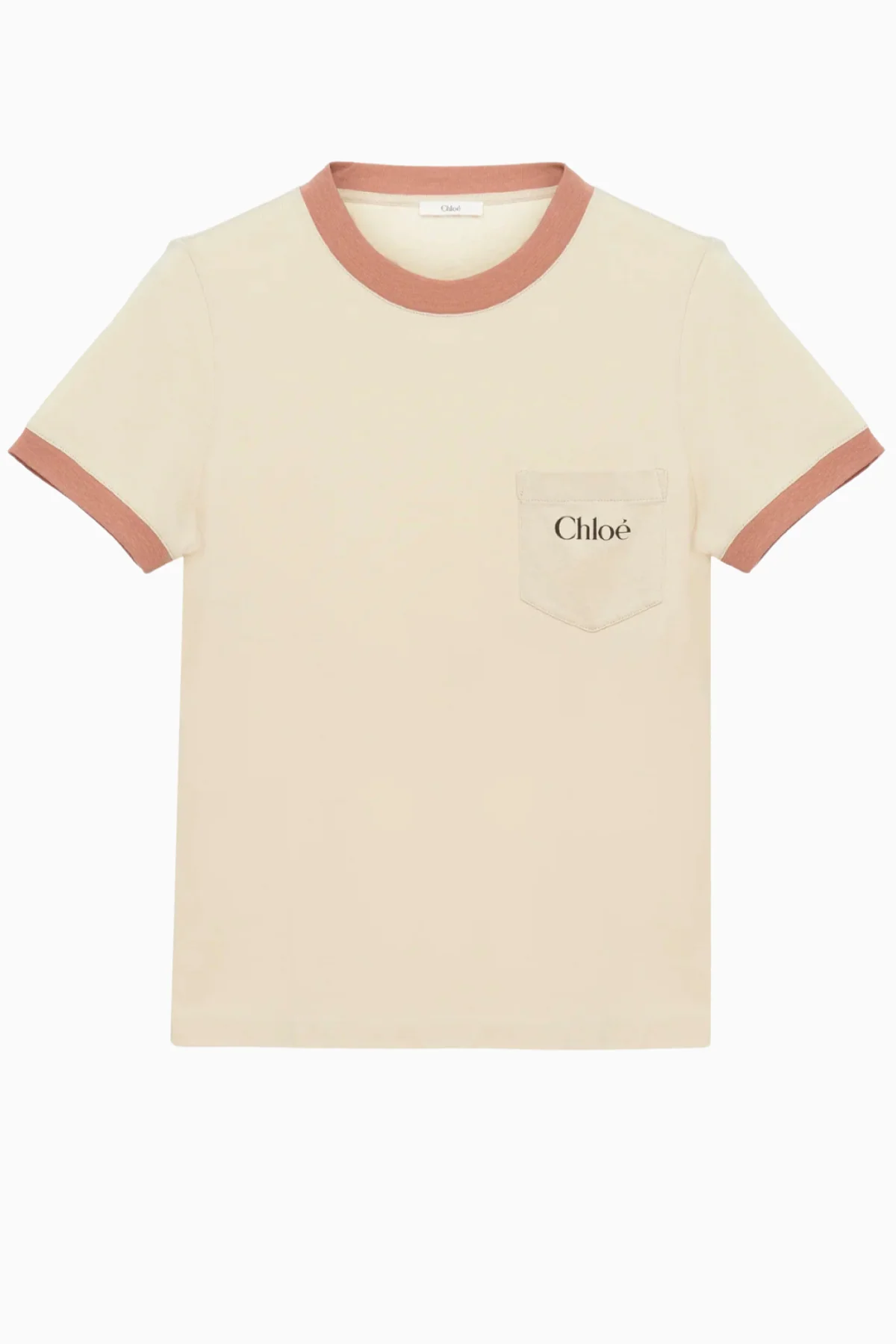 Chloé Ringer Tee - Blossom Beige
