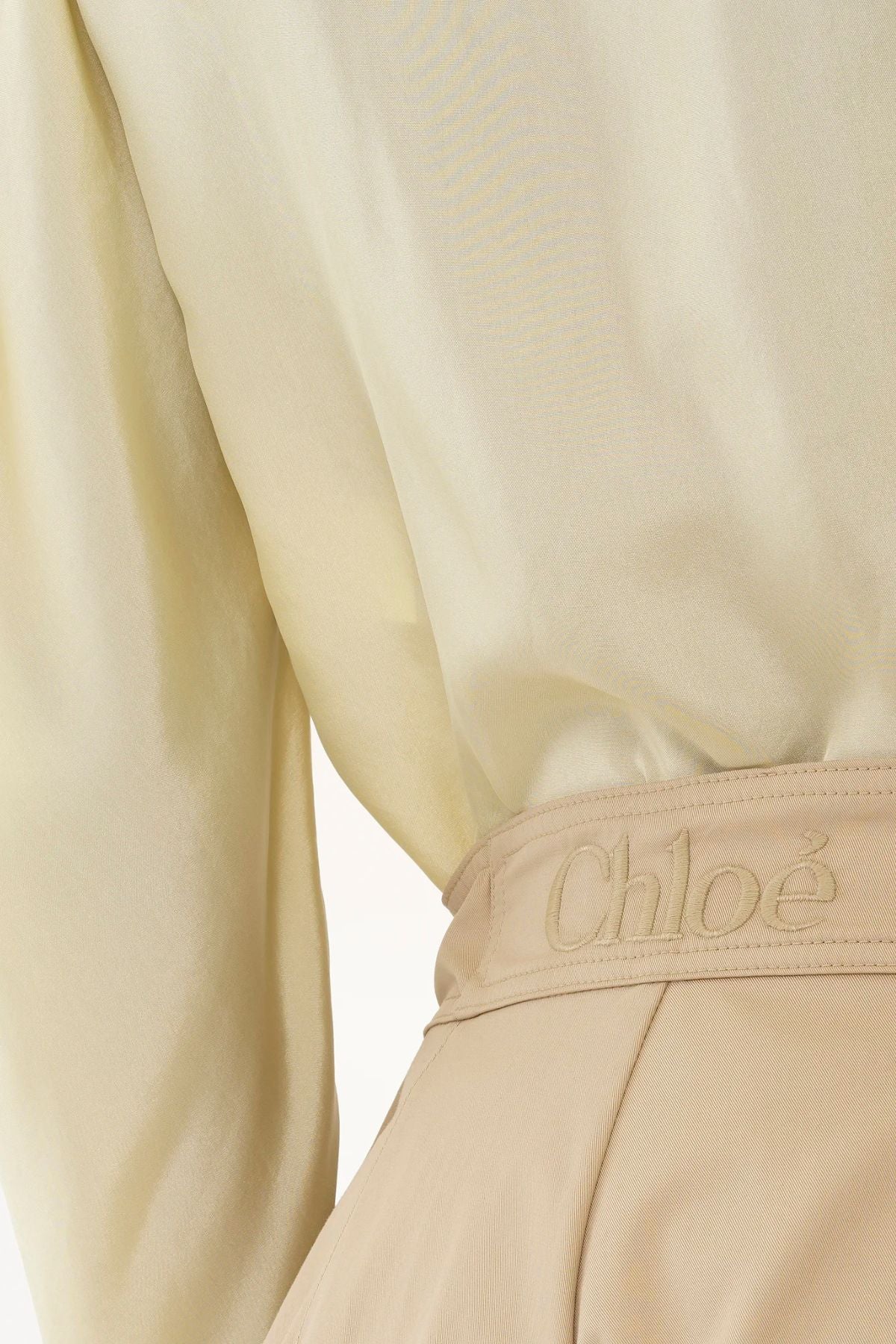 Chloé Runway Cotton Short - Smoky Beige - Image 5