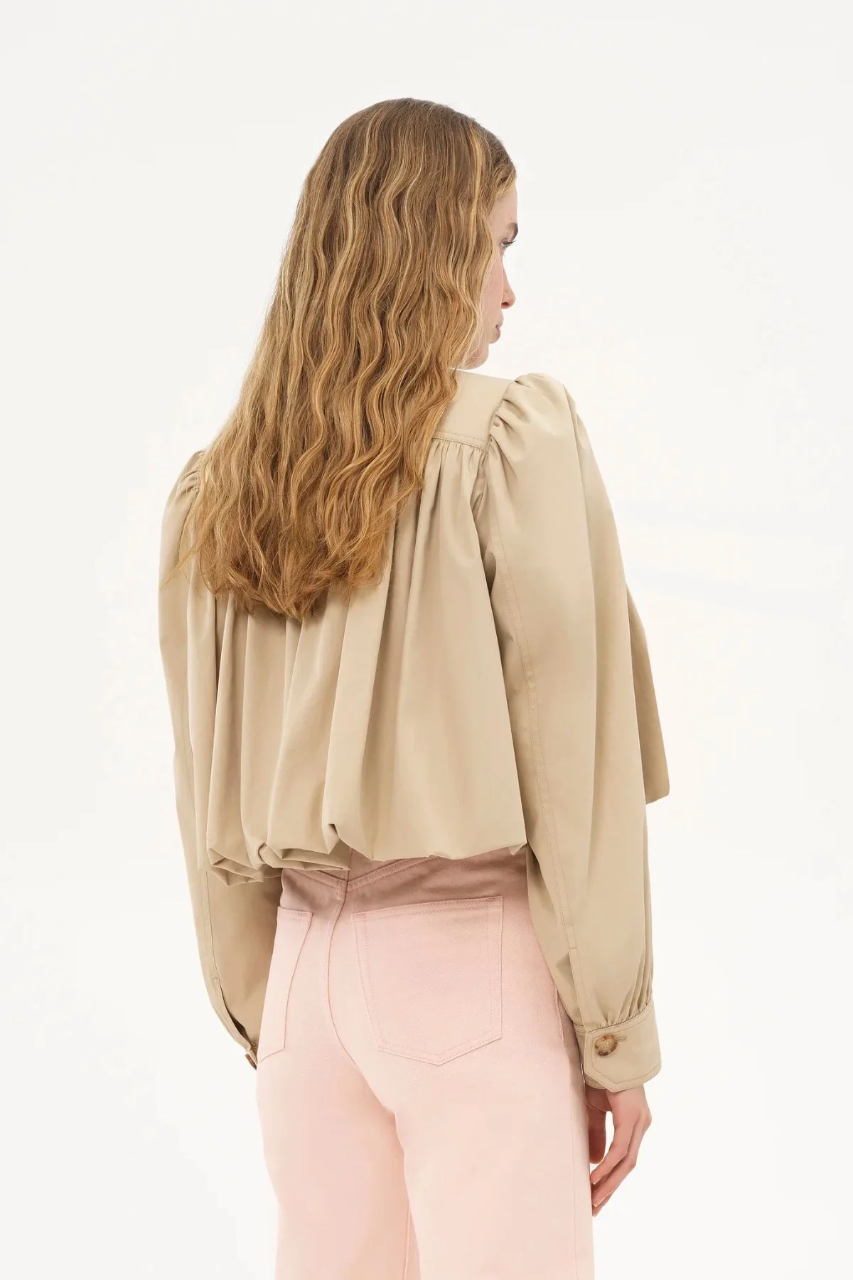 Chloé Runway Crop Jacket - Smoky Beige - Image 4