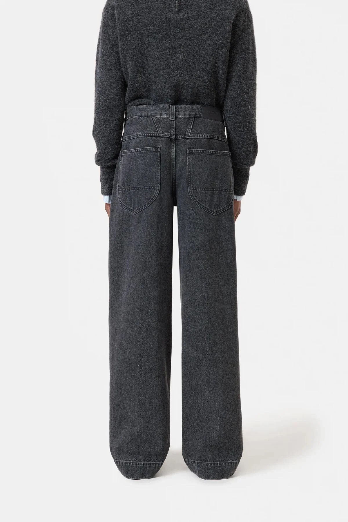 CLOSED Deni-X Black Denim Jean - Dark Grey - Image 3